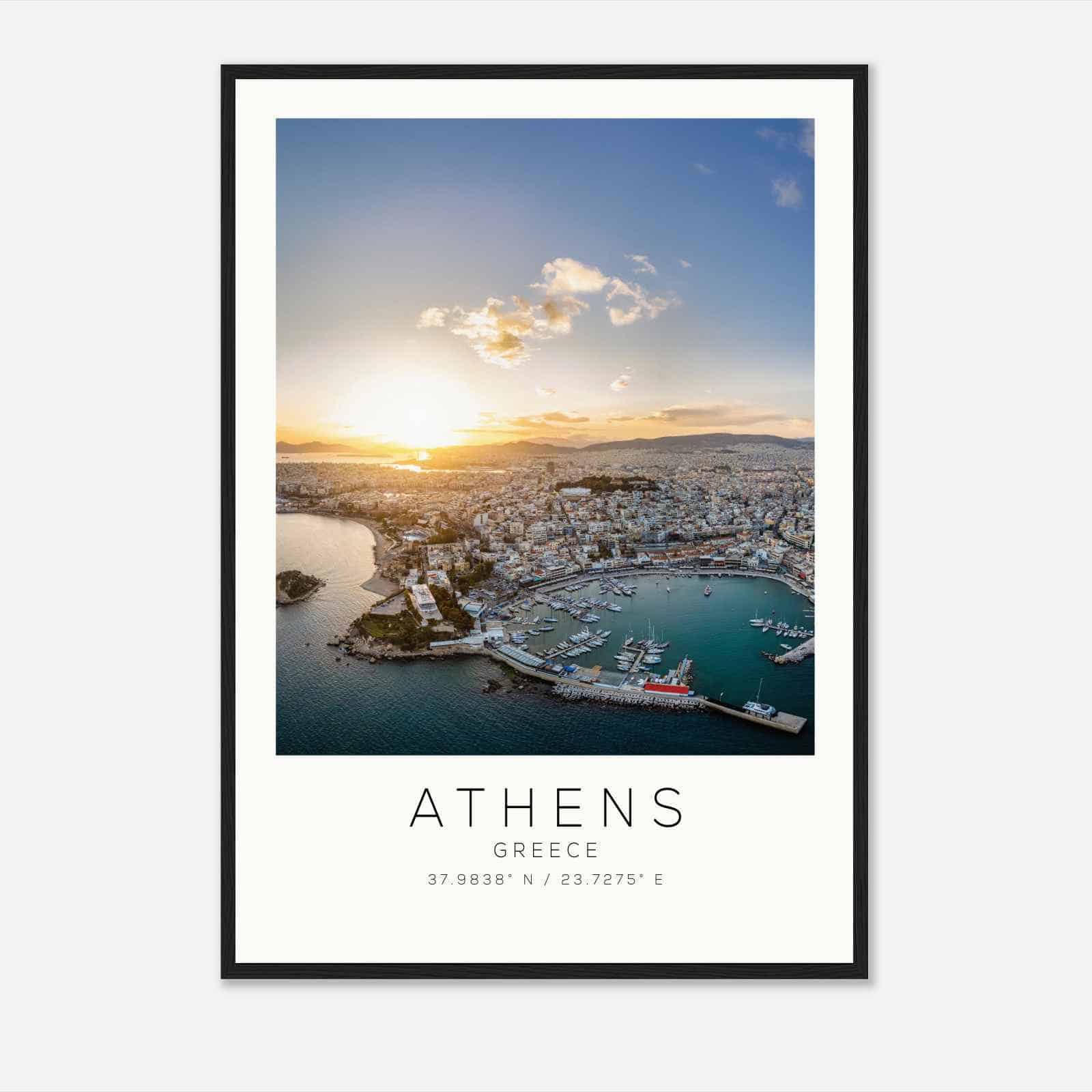 Athens Greece Travel Photo Poster, Athens Travel Print, Minimalist Travel Poster Print DS2