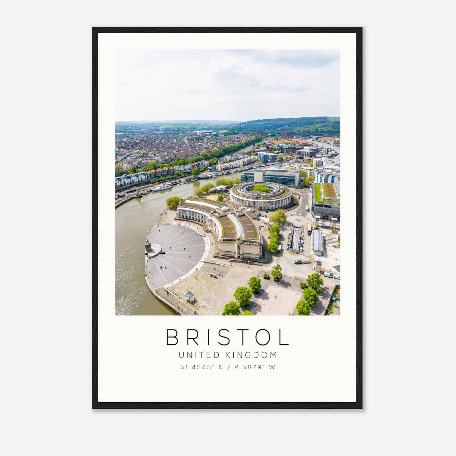 BRISTOL United Kingdom Travel Photo Poster, BRISTOL Travel Print, Minimalist Travel Poster Print