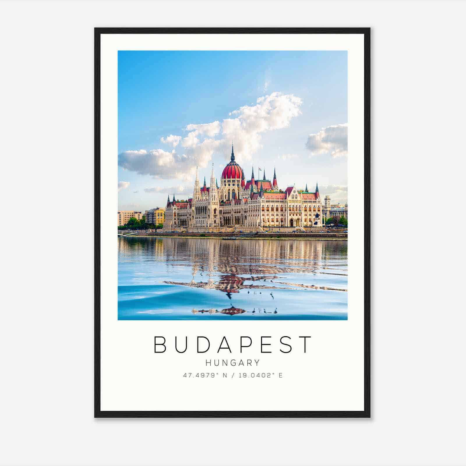 Budapest Hungary Travel Photo Poster, Budapest Travel Print, Minimalist Travel Poster Print