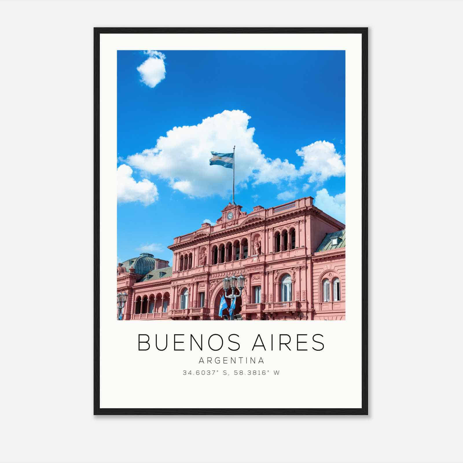 Buenos Aires Argentina Travel Photo Poster, Buenos Aires Travel Print, Minimalist Travel Poster Print DS2