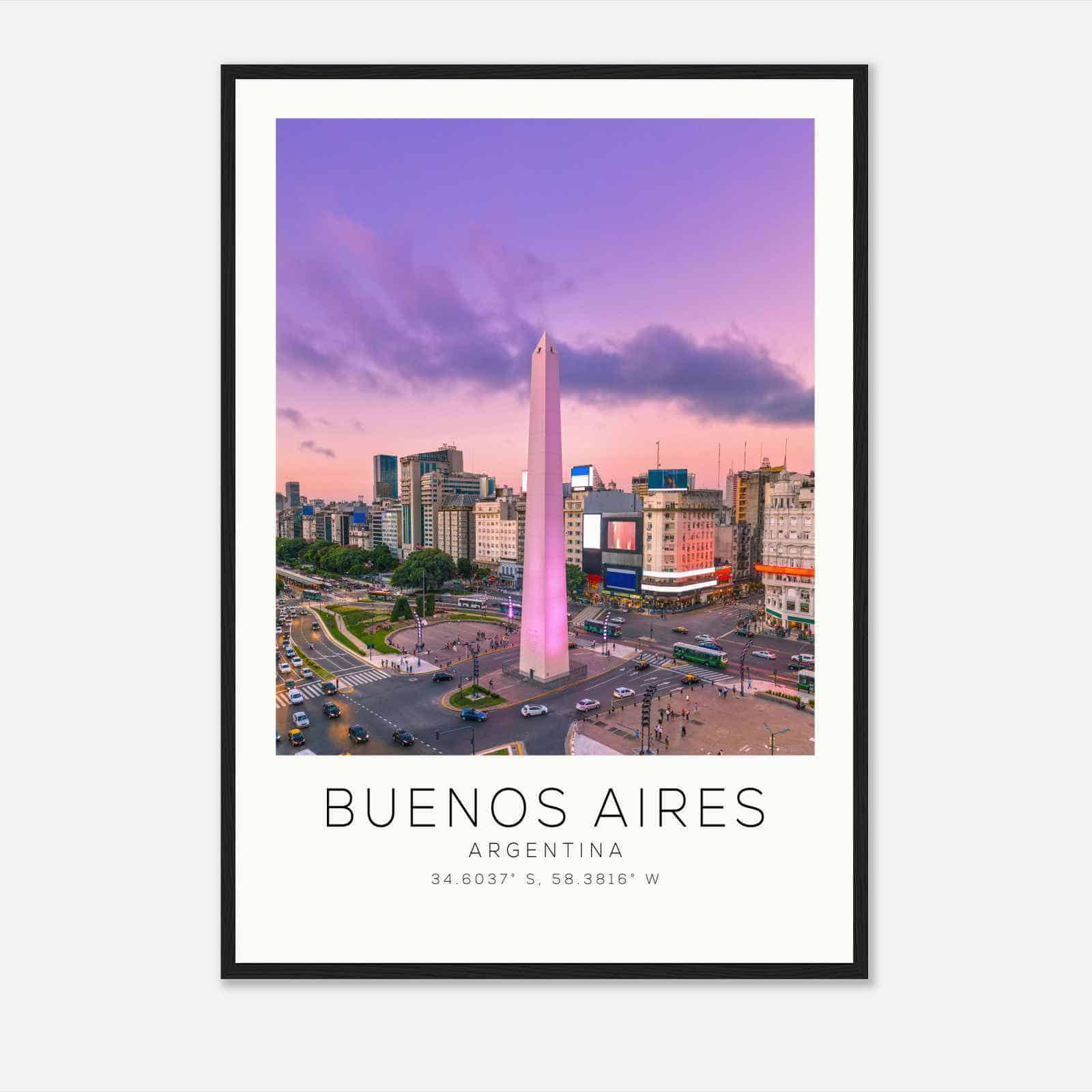 Buenos Aires Argentina Travel Photo Poster, Buenos Aires Travel Print, Minimalist Travel Poster Print
