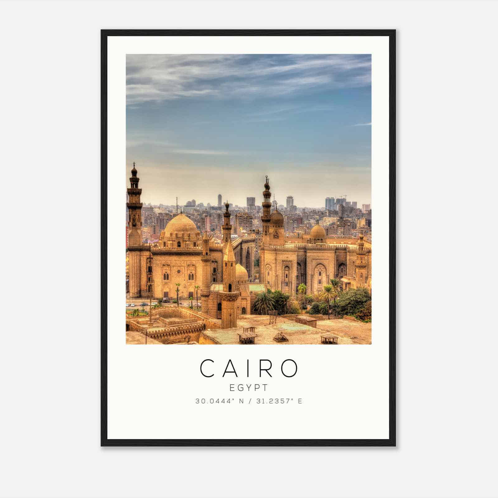 Cairo Egypt Travel Photo Poster, Cairo Travel Print, Minimalist Travel Poster Print DS2