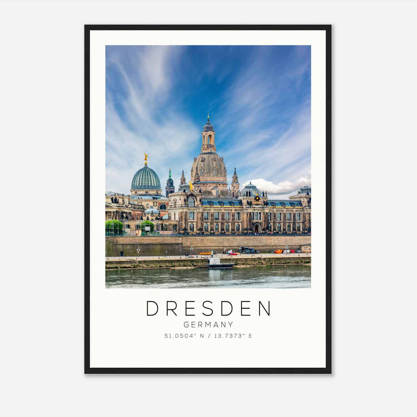 DRESDEN Germany Travel Photo Poster, DRESDEN Travel Print, Minimalist Travel Poster Print