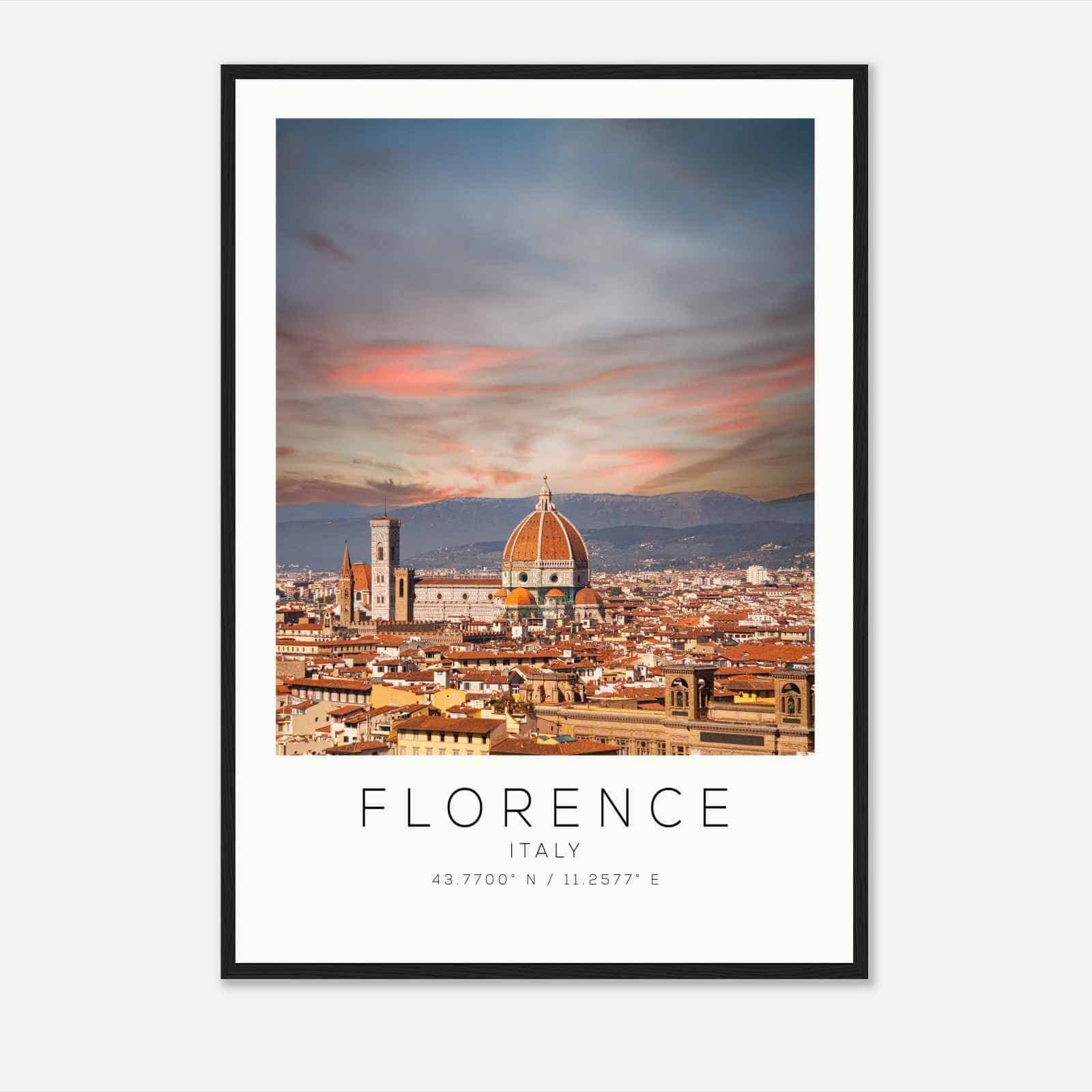 Florence Italy Travel Photo Poster, Florence Travel Print, Minimalist Travel Poster Print