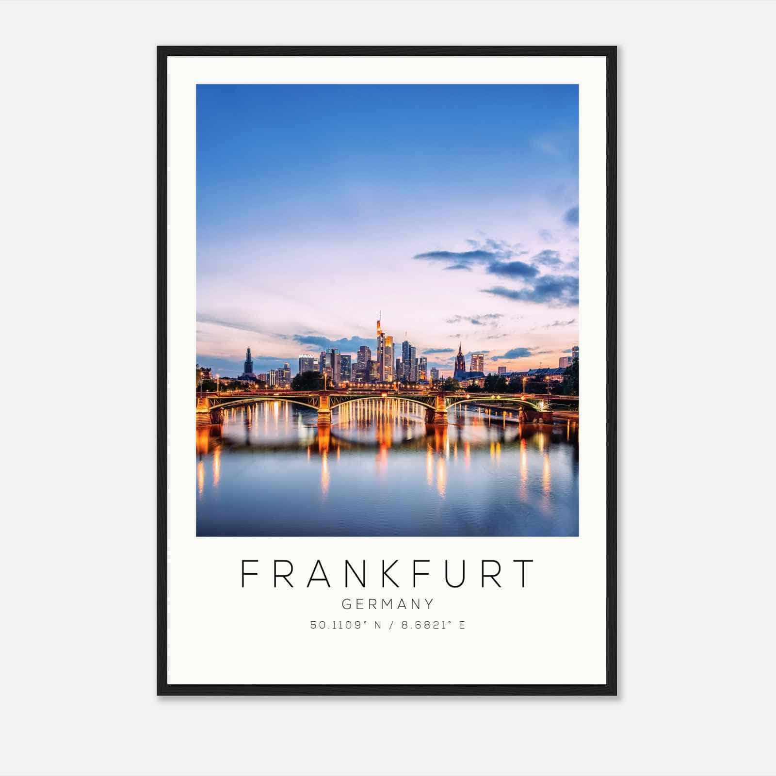 FRANKFURT Germany Travel Photo Poster, FRANKFURT Travel Print, Minimalist Travel Poster Print3