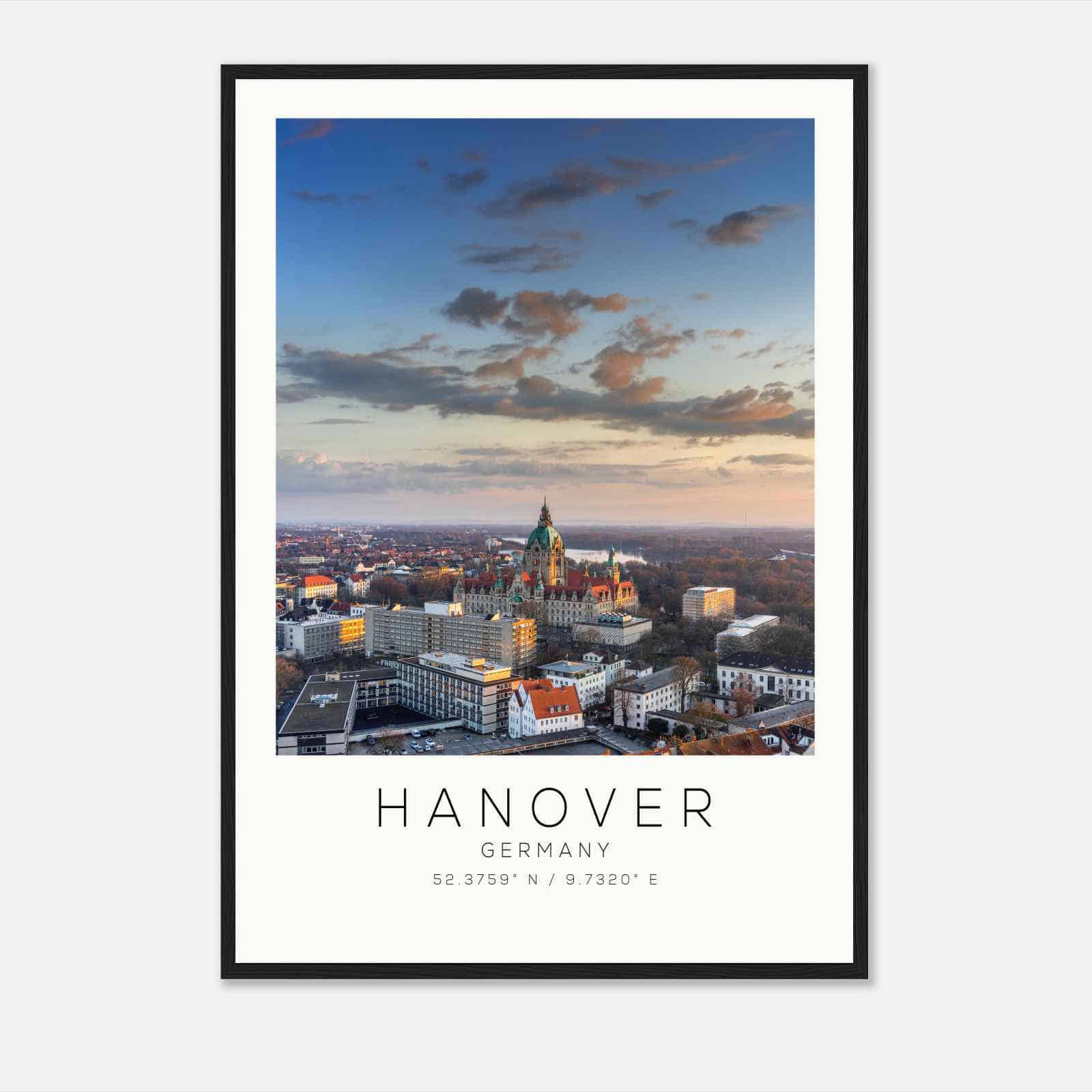 HANOVER Germany Travel Photo Poster, HANOVER Travel Print, Minimalist Travel Poster Print
