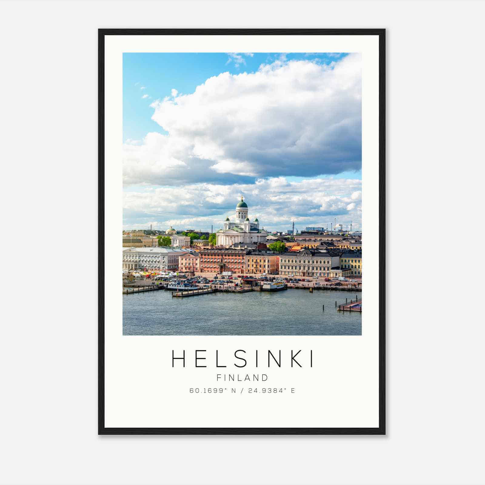 Helsinki Finland Travel Photo Poster, Helsinki Travel Print, Minimalist Travel Poster Print DS2