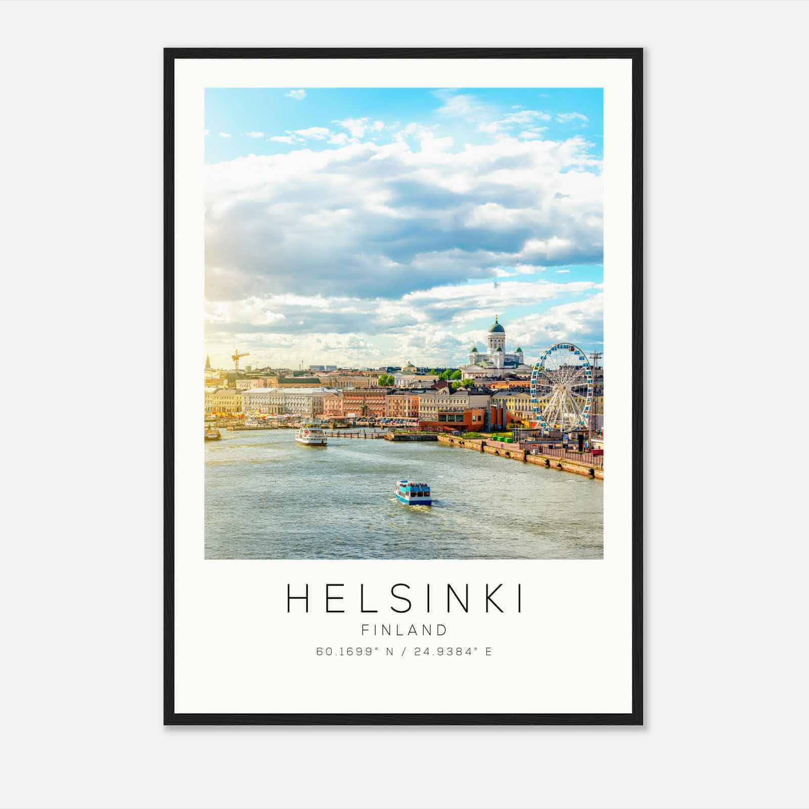 Helsinki Finland Travel Photo Poster, Helsinki Travel Print, Minimalist Travel Poster Print