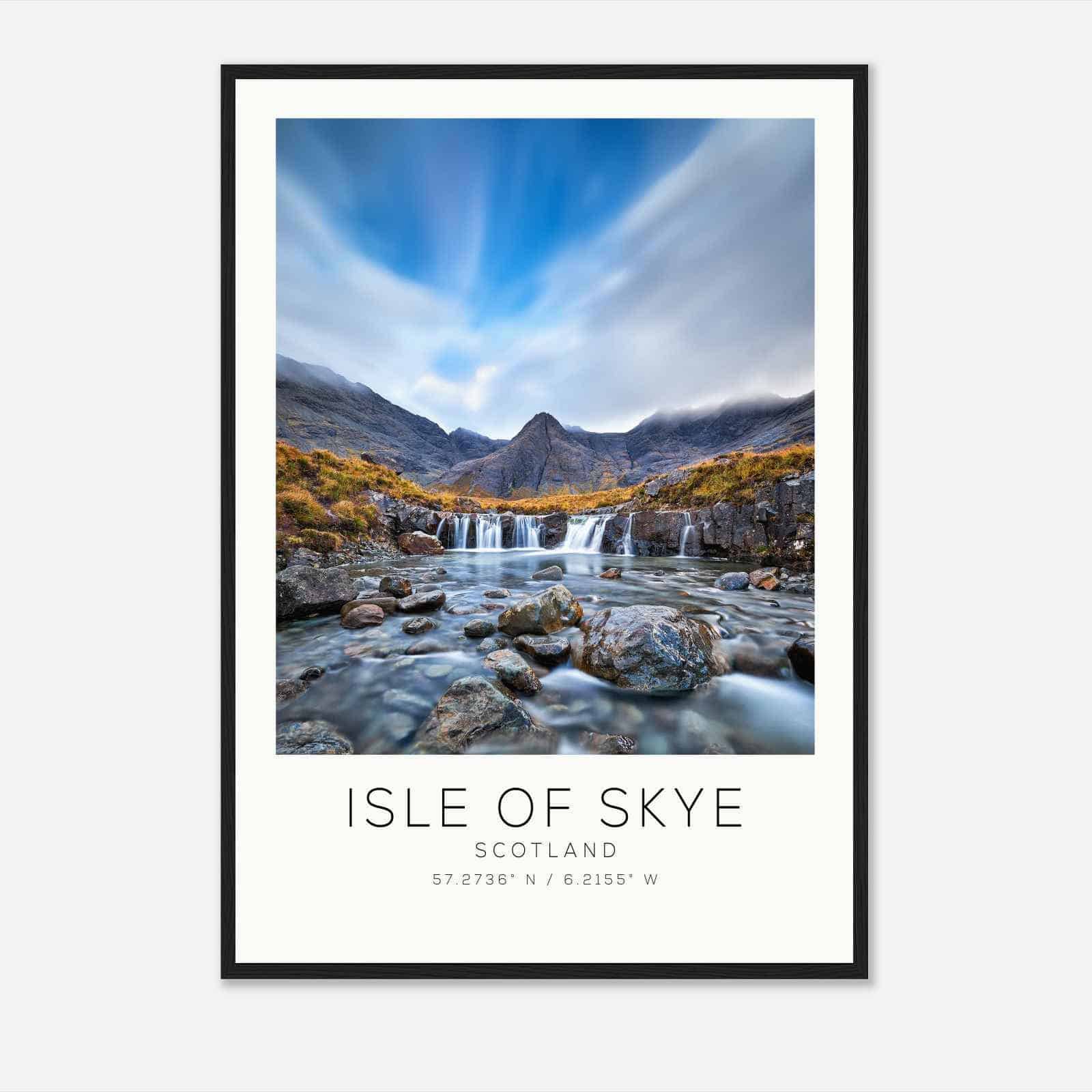 Isle of Skye Scotland Travel Photo Poster, Isle of Skye Travel Print, Minimalist Travel Poster Print DS2