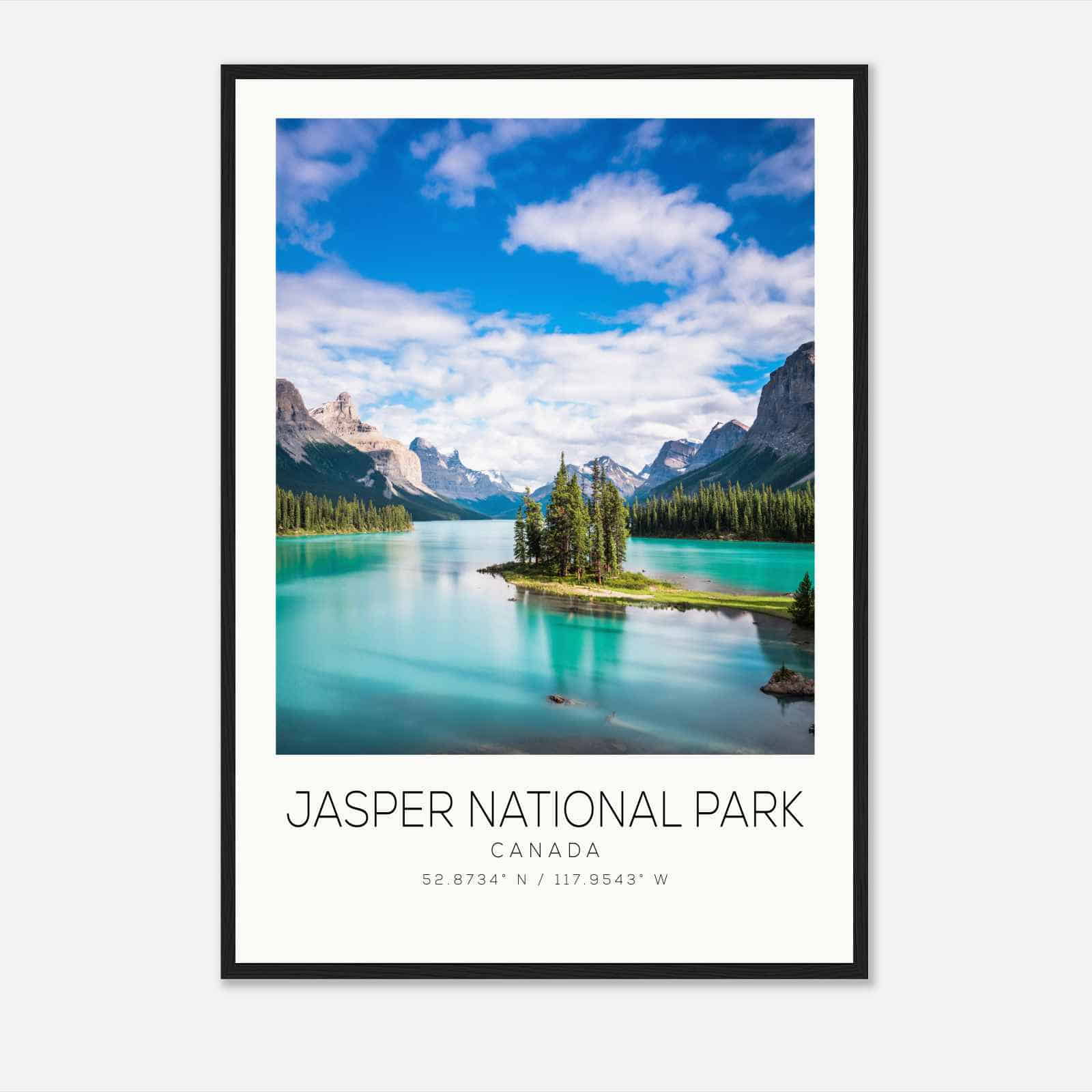 Jasper National Park Canada Travel Photo Poster, Jasper National Park Travel Print, Minimalist Travel Poster Print
