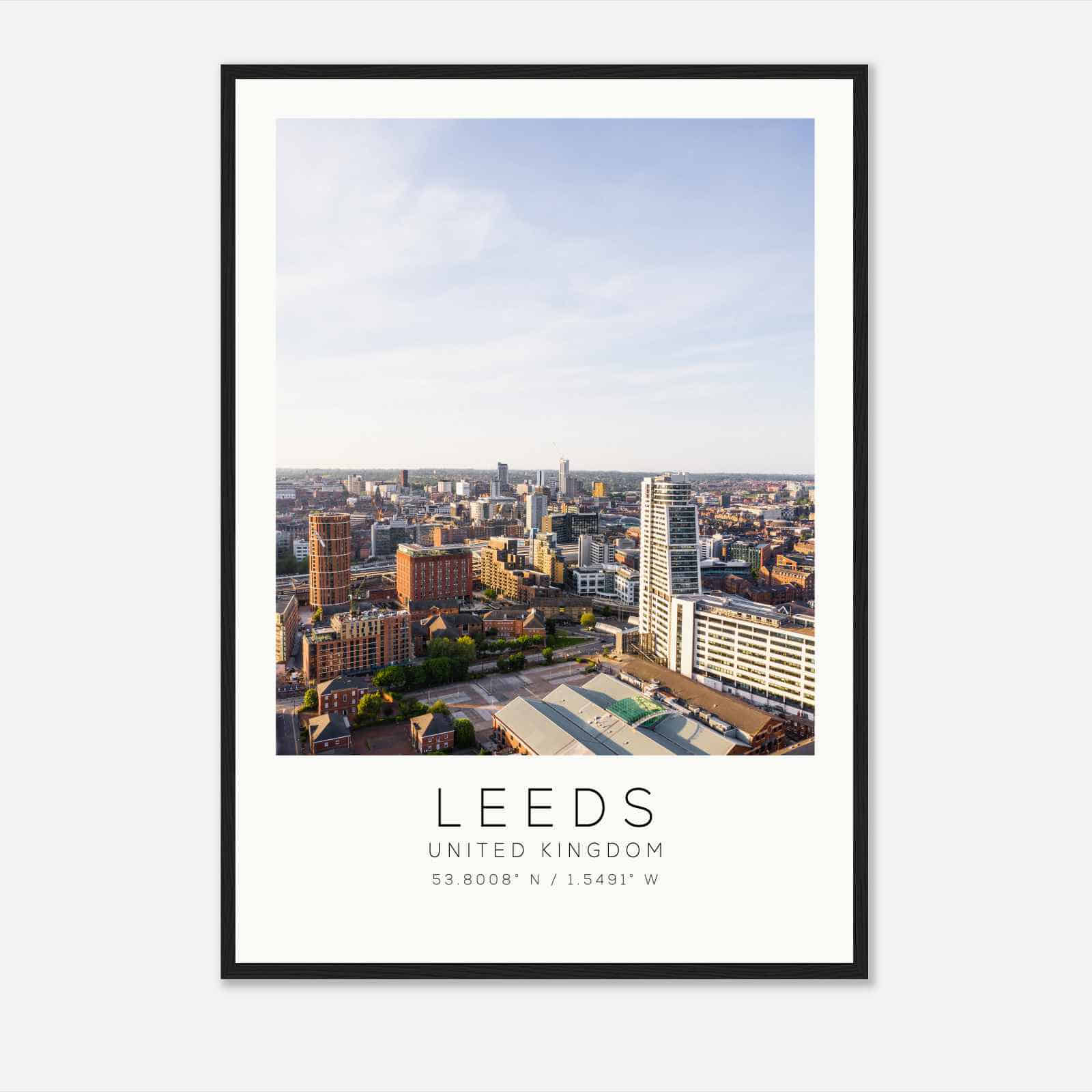 LEEDS United Kingdom Travel Photo Poster, LEEDS Travel Print, Minimalist Travel Poster Print