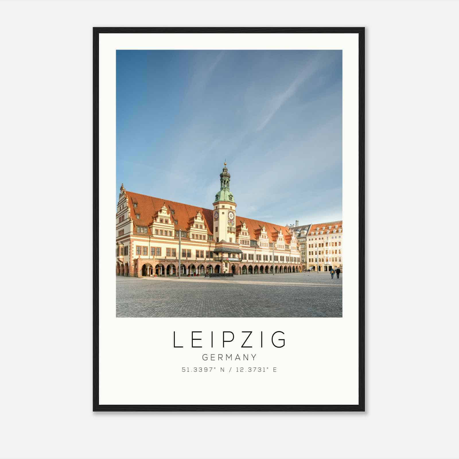 LEIPZIG Germany Travel Photo Poster, LEIPZIG Travel Print, Minimalist Travel Poster Print