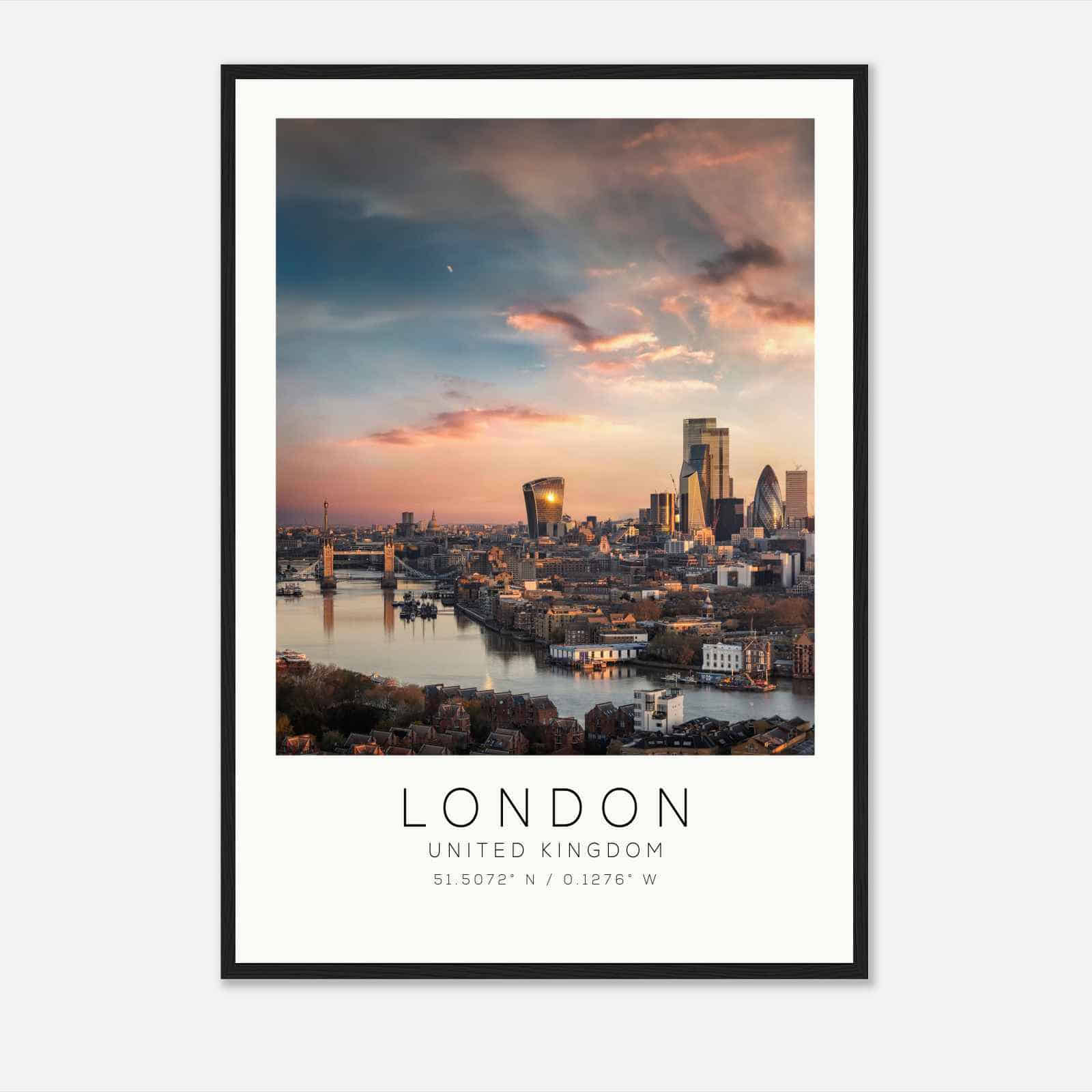 LONDON United Kingdom Travel Photo Poster, LONDON Travel Print, Minimalist Travel Poster Print