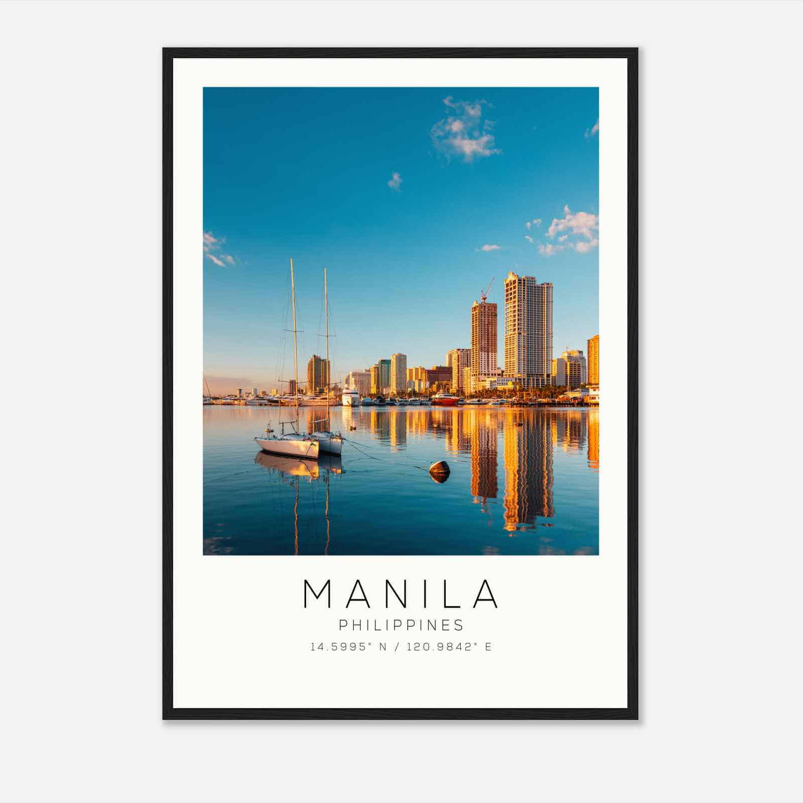 Manila Philippines Travel Photo Poster, Manila Travel Print, Minimalist Travel Poster Print