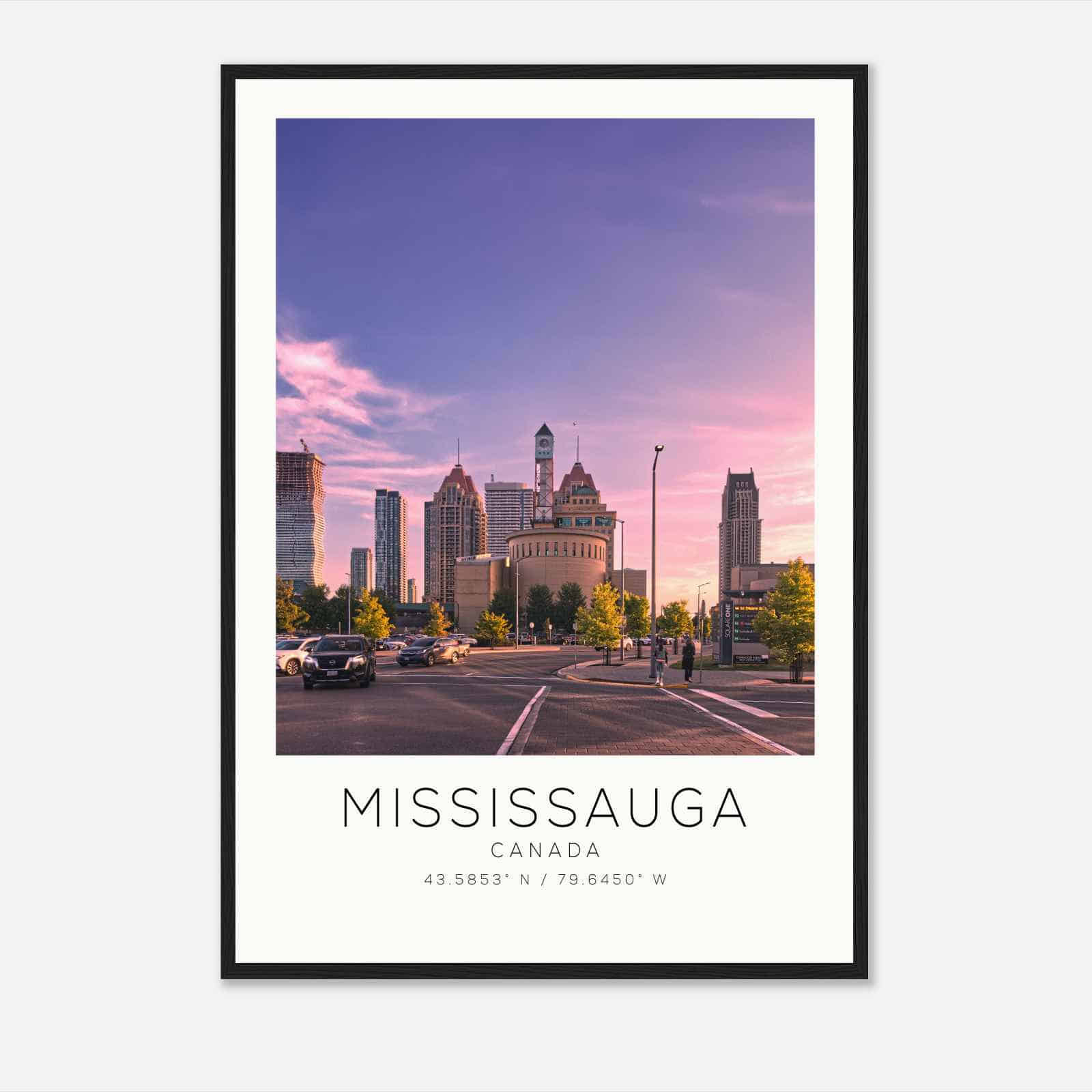 Mississauga Canada Travel Photo Poster, Mississauga Travel Print, Minimalist Travel Poster Print