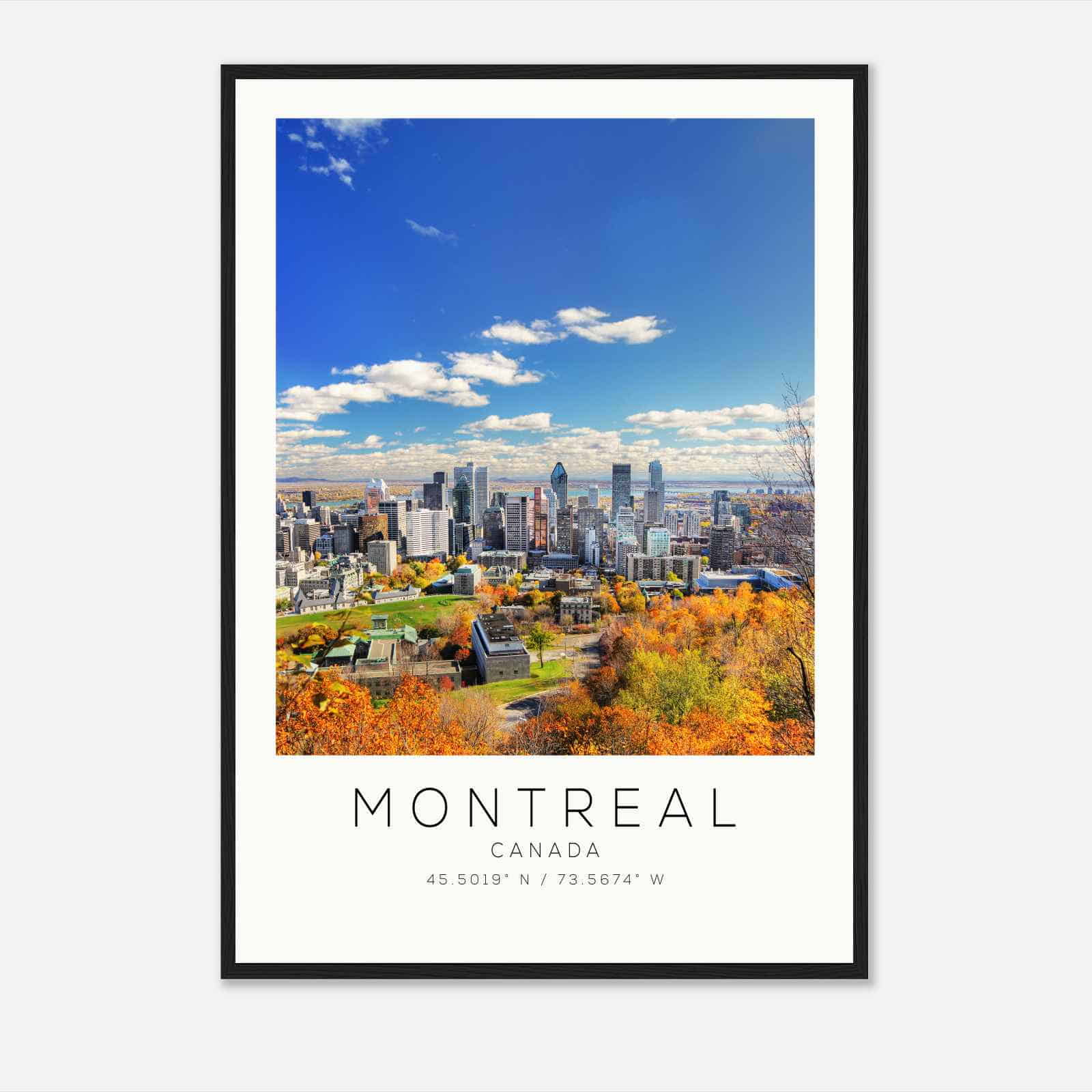 Montreal Canada Travel Photo Poster, Montreal Travel Print, Minimalist Travel Poster Print