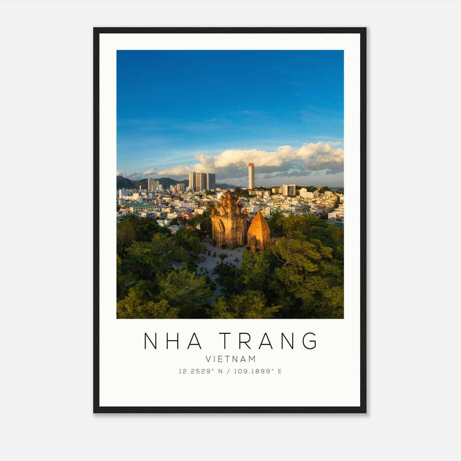 Nha Trang Vietnam Travel Photo Poster, Nha Trang Travel Print, Minimalist Travel Poster Print DS2