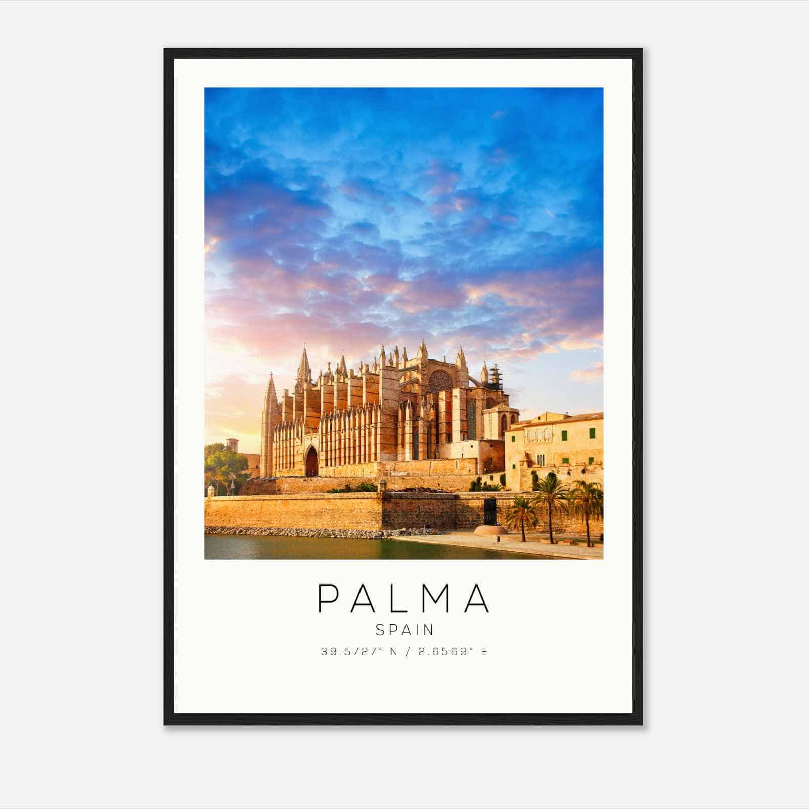 PALMA Spain Travel Photo Poster, PALMA Travel Print, Minimalist Travel Poster Print