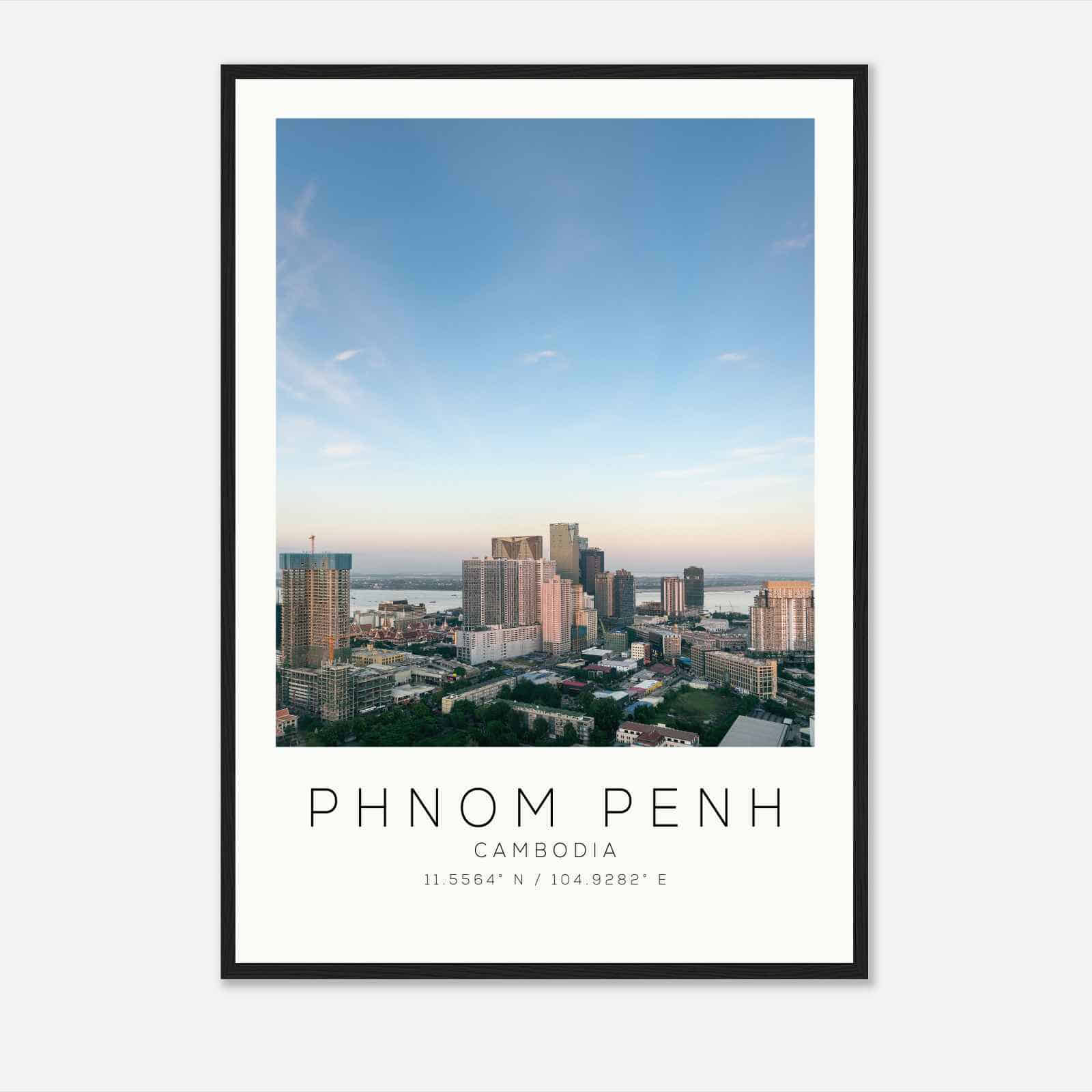 Phnom Penh Cambodia Travel Photo Poster, Phnom Penh Travel Print, Minimalist Travel Poster Print