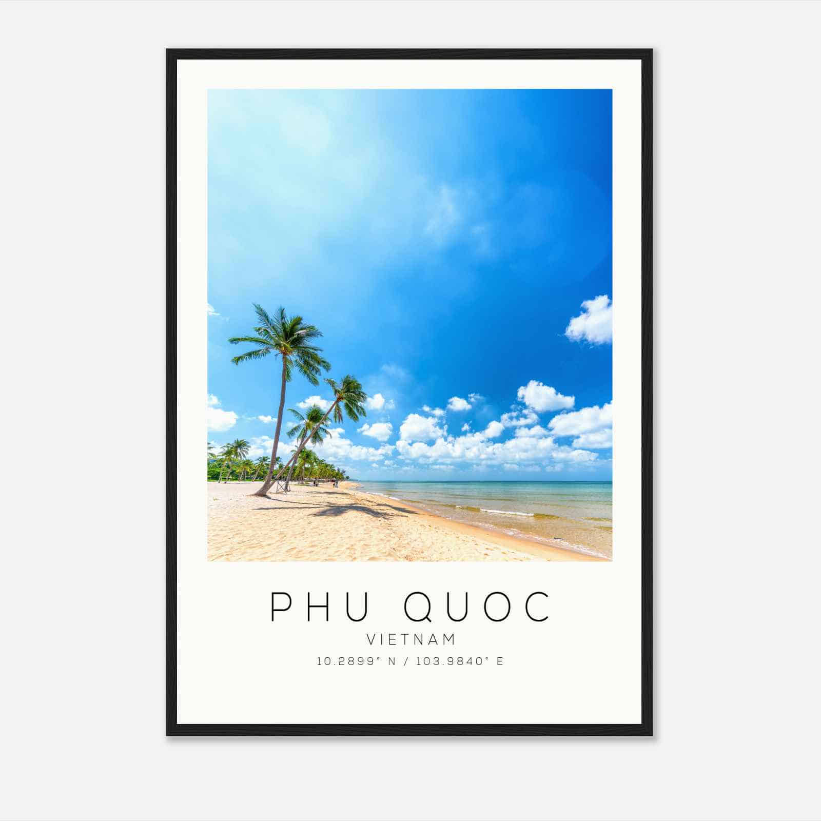Phu Quoc Vietnam Travel Photo Poster, Phu Quoc Travel Print, Minimalist Travel Poster Print DS2