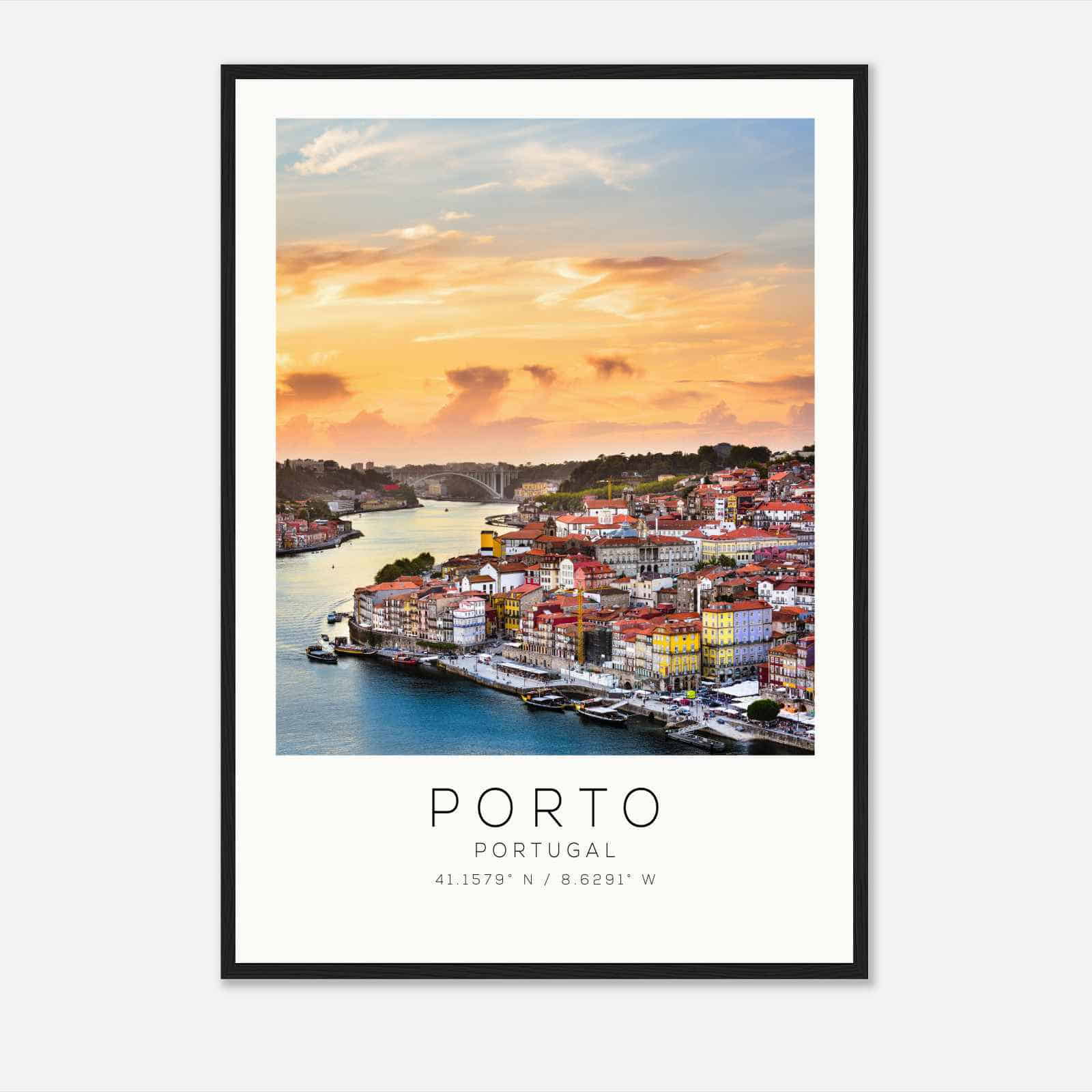 Porto Portugal Travel Photo Poster, Porto Travel Print, Minimalist Travel Poster Print DS2