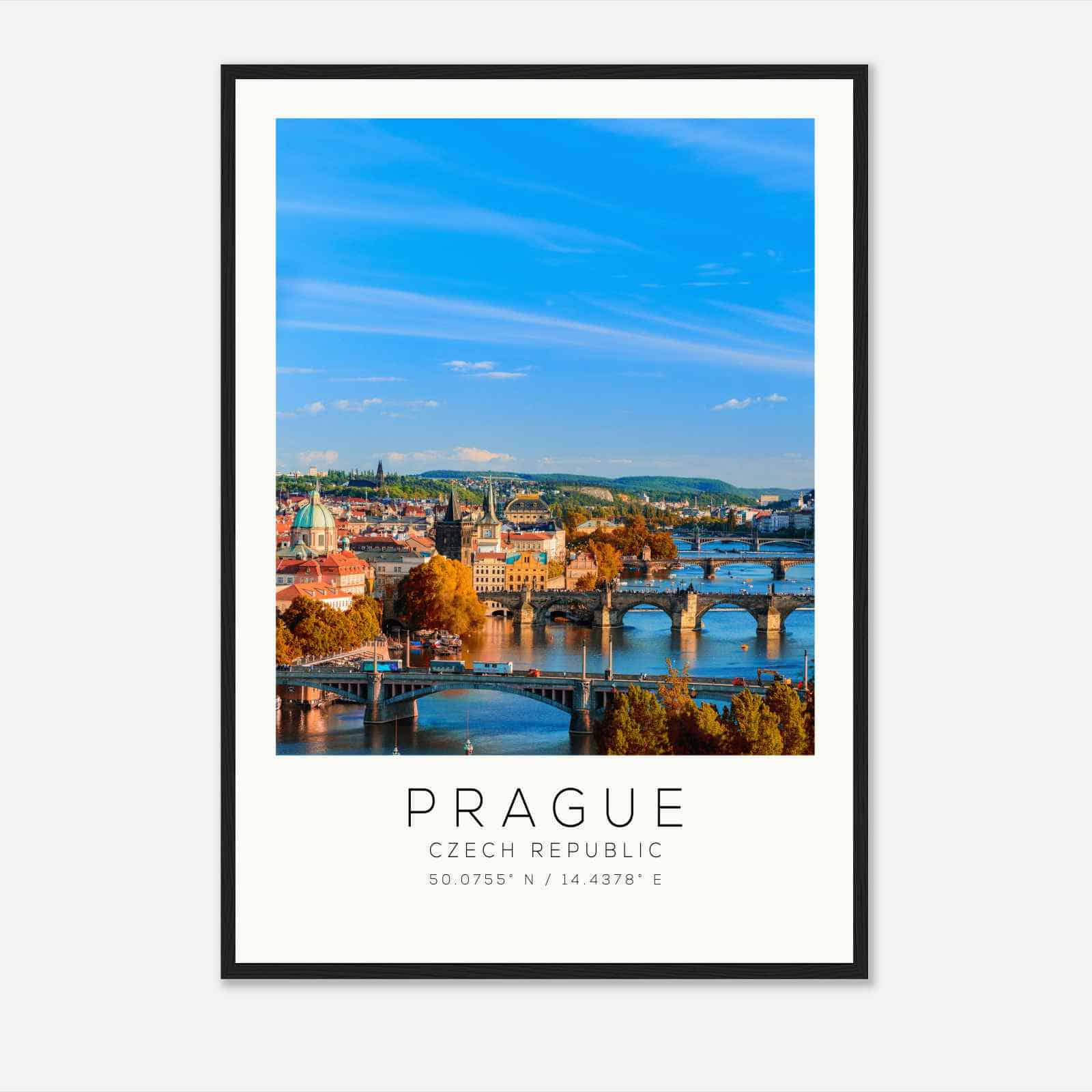 Prague Czech Republic Travel Photo Poster, Prague Travel Print, Minimalist Travel Poster Print3