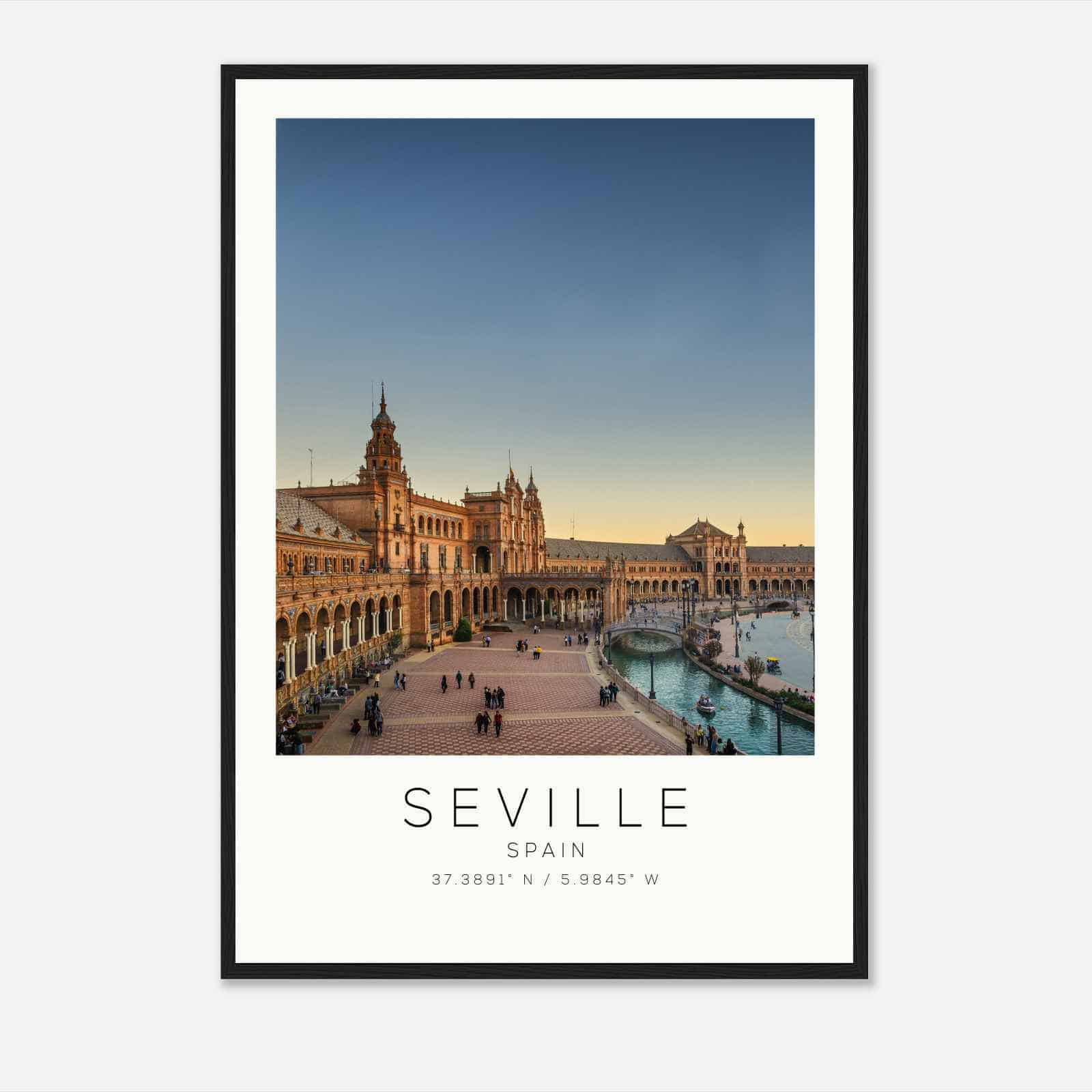 SEVILLE Spain Travel Photo Poster, SEVILLE Travel Print, Minimalist Travel Poster Print4