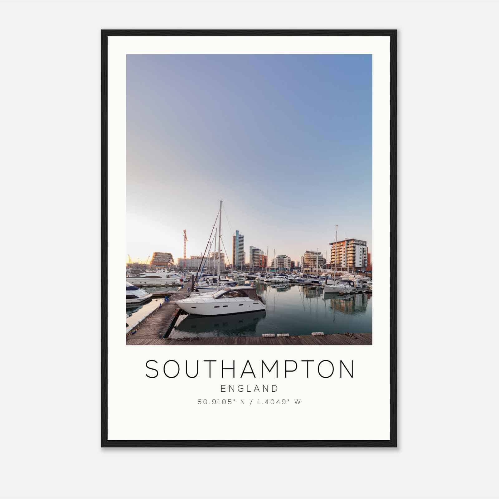 Southampton England Travel Photo Poster, Southampton Travel Print, Minimalist Travel Poster Print