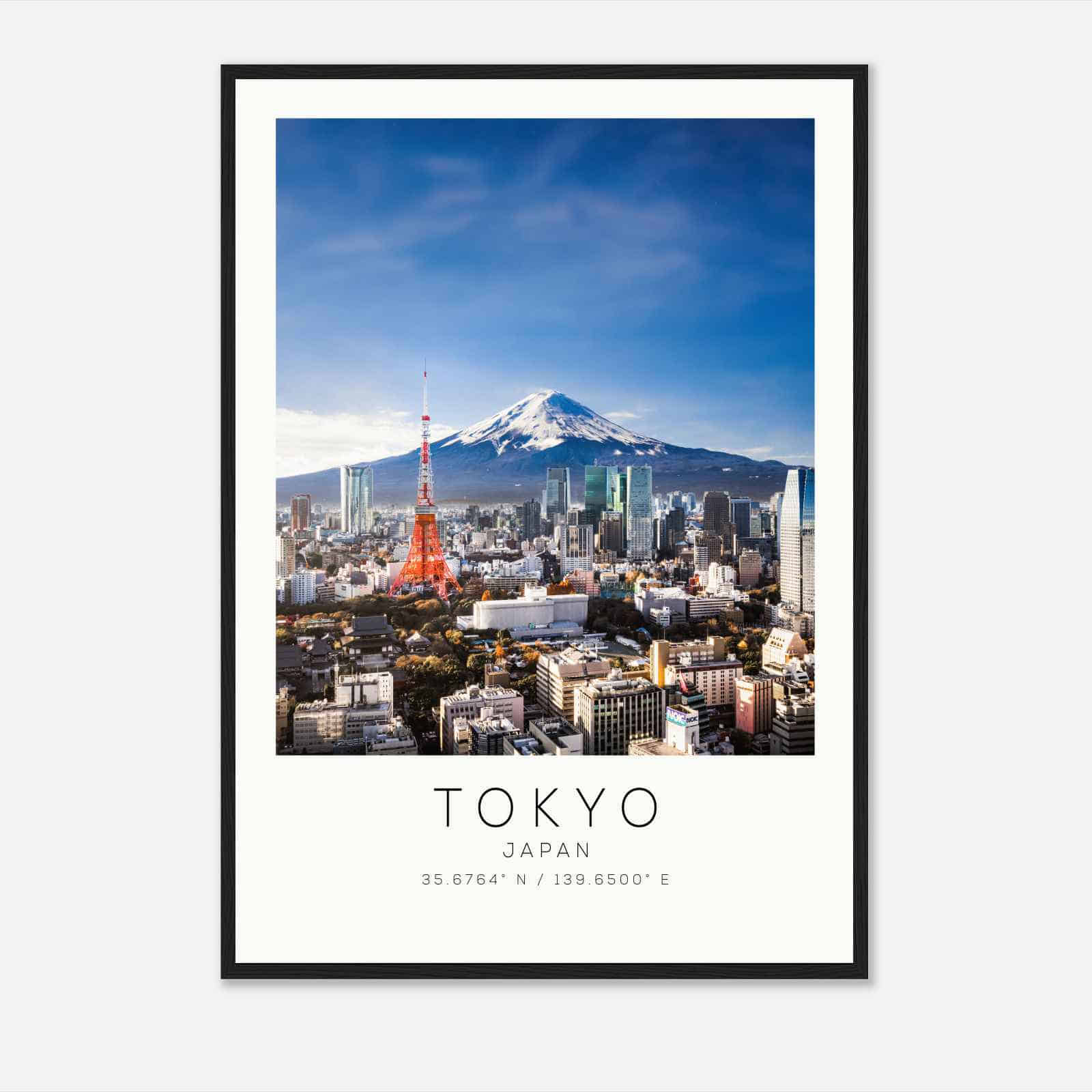 Tokyo Japan Travel Photo Poster, Tokyo Travel Print, Minimalist Travel Poster Print