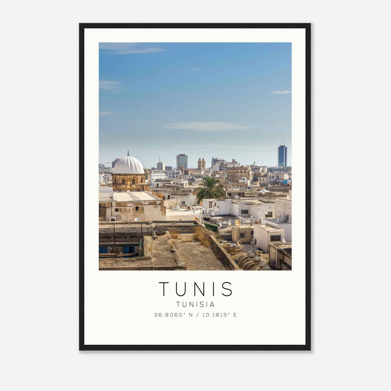 Tunis Tunisia Travel Photo Poster, Tunis Travel Print, Minimalist Travel Poster Print