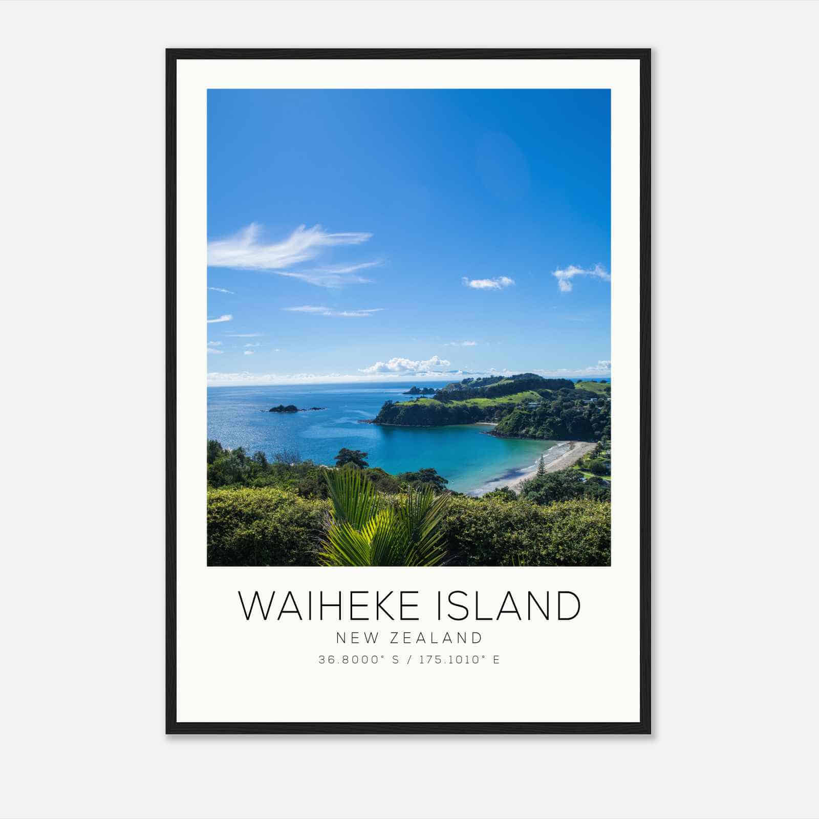 Waiheke Island New Zealand Travel Photo Poster, Waiheke Island Travel Print, Minimalist Travel Poster Print