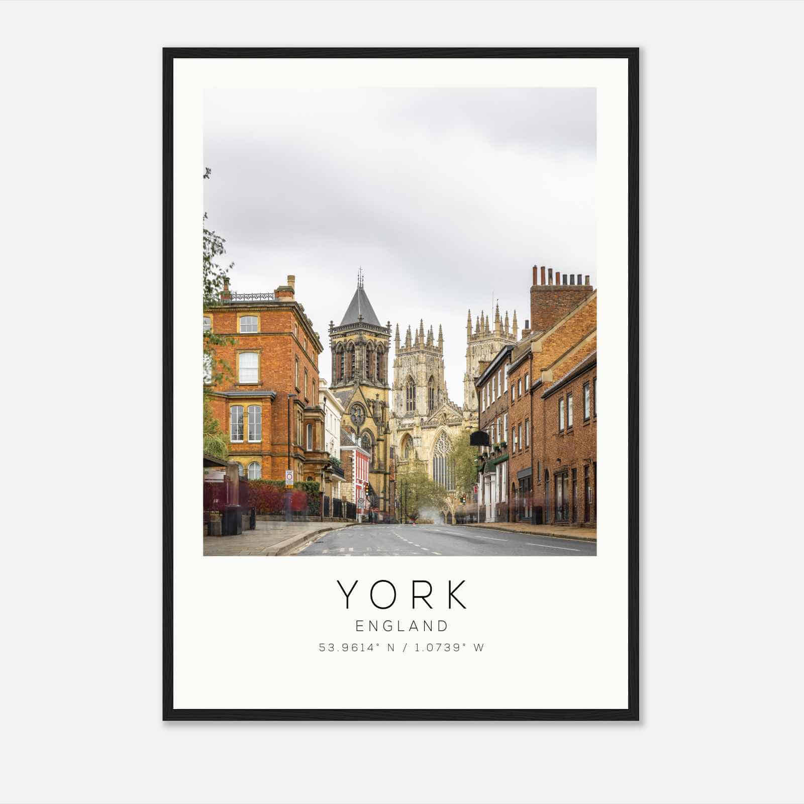 York England Travel Photo Poster, York Travel Print, Minimalist Travel Poster Print