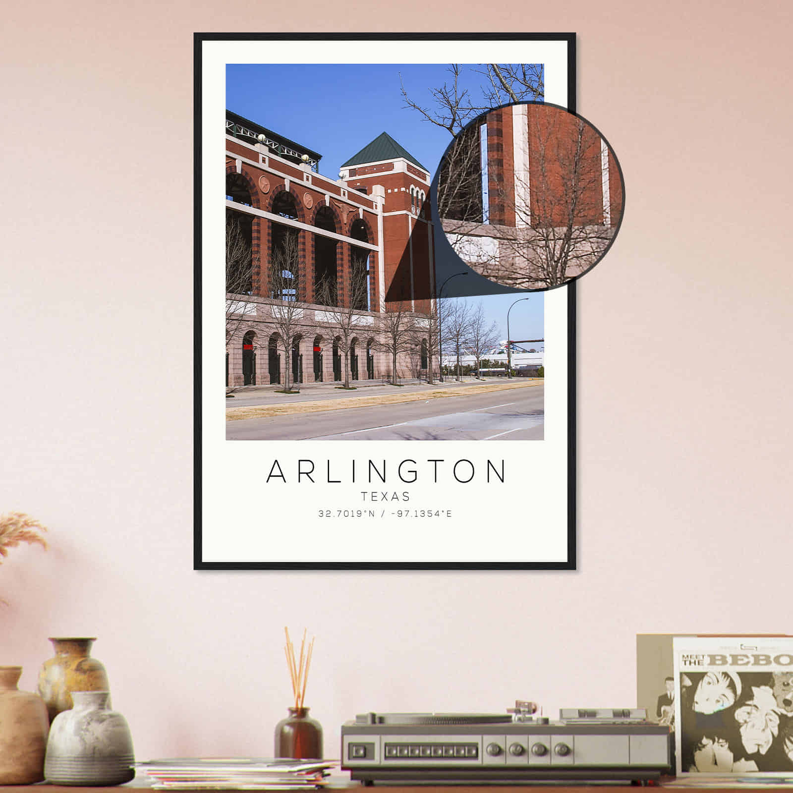 Deerfield Kansas Map Poster, Modern Home Decor Wall Art Print (Copy)