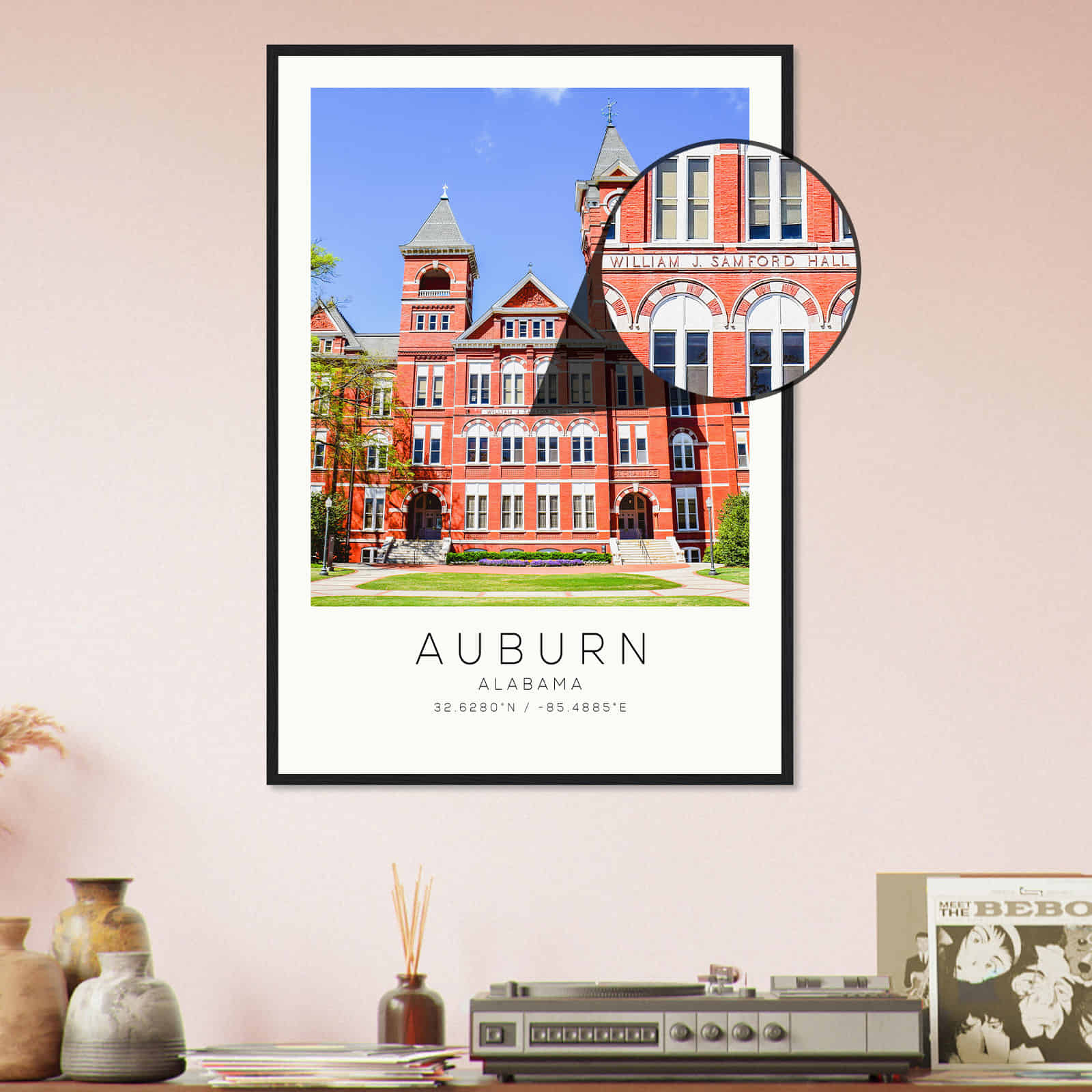 Deerfield Kansas Map Poster, Modern Home Decor Wall Art Print (Copy)