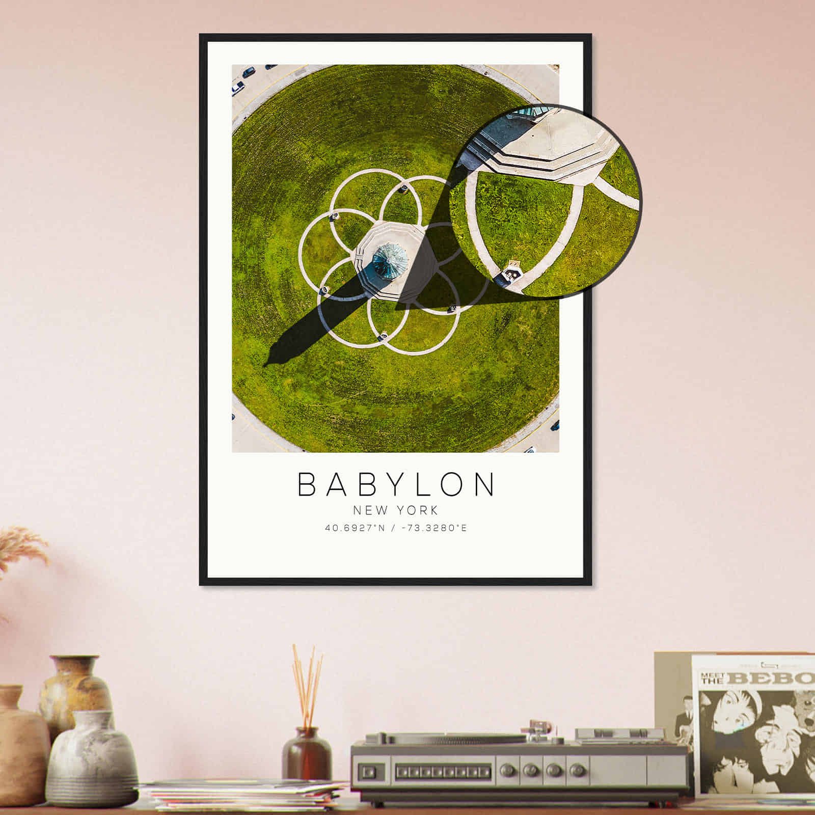 Deerfield Kansas Map Poster, Modern Home Decor Wall Art Print (Copy)