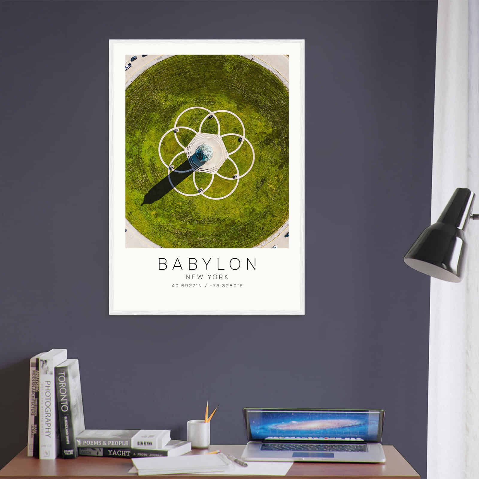 Deerfield Kansas Map Poster, Modern Home Decor Wall Art Print (Copy)