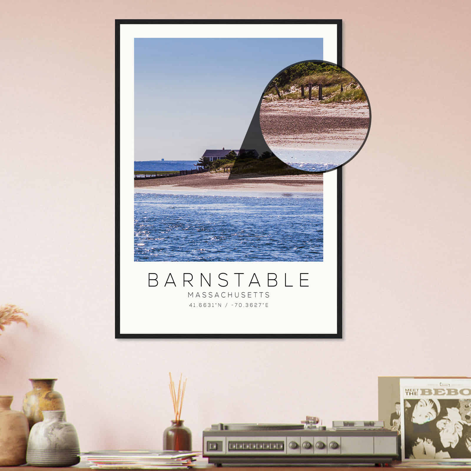 Deerfield Kansas Map Poster, Modern Home Decor Wall Art Print (Copy)