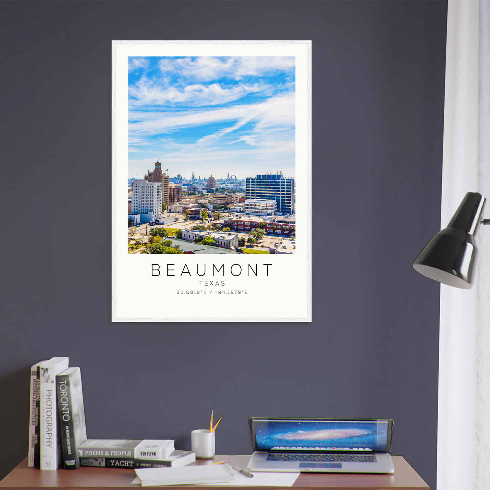 Deerfield Kansas Map Poster, Modern Home Decor Wall Art Print (Copy)