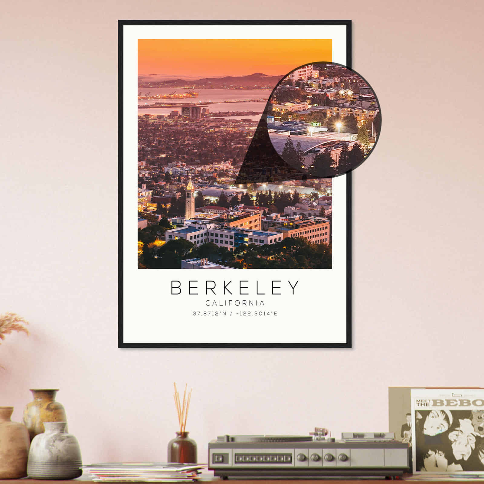 Deerfield Kansas Map Poster, Modern Home Decor Wall Art Print (Copy)