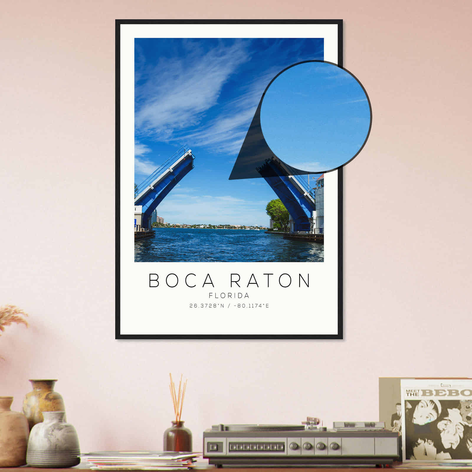 Deerfield Kansas Map Poster, Modern Home Decor Wall Art Print (Copy)