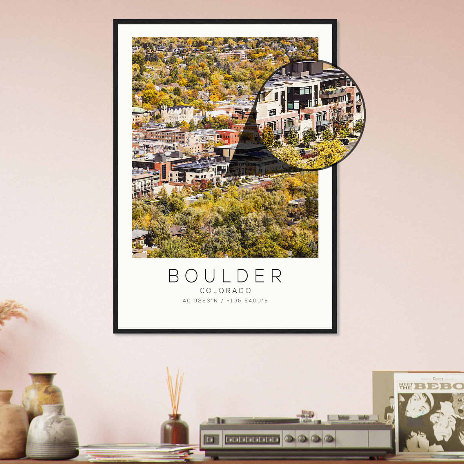 Deerfield Kansas Map Poster, Modern Home Decor Wall Art Print (Copy)