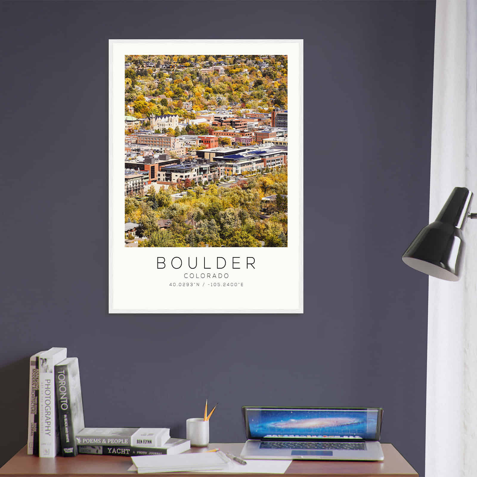 Deerfield Kansas Map Poster, Modern Home Decor Wall Art Print (Copy)