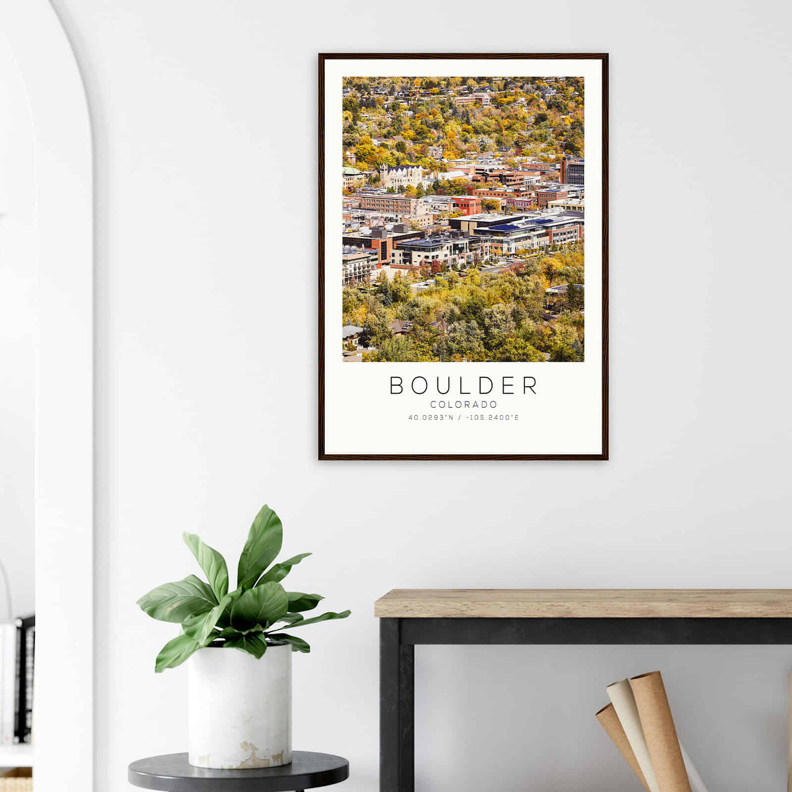 Deerfield Kansas Map Poster, Modern Home Decor Wall Art Print (Copy)