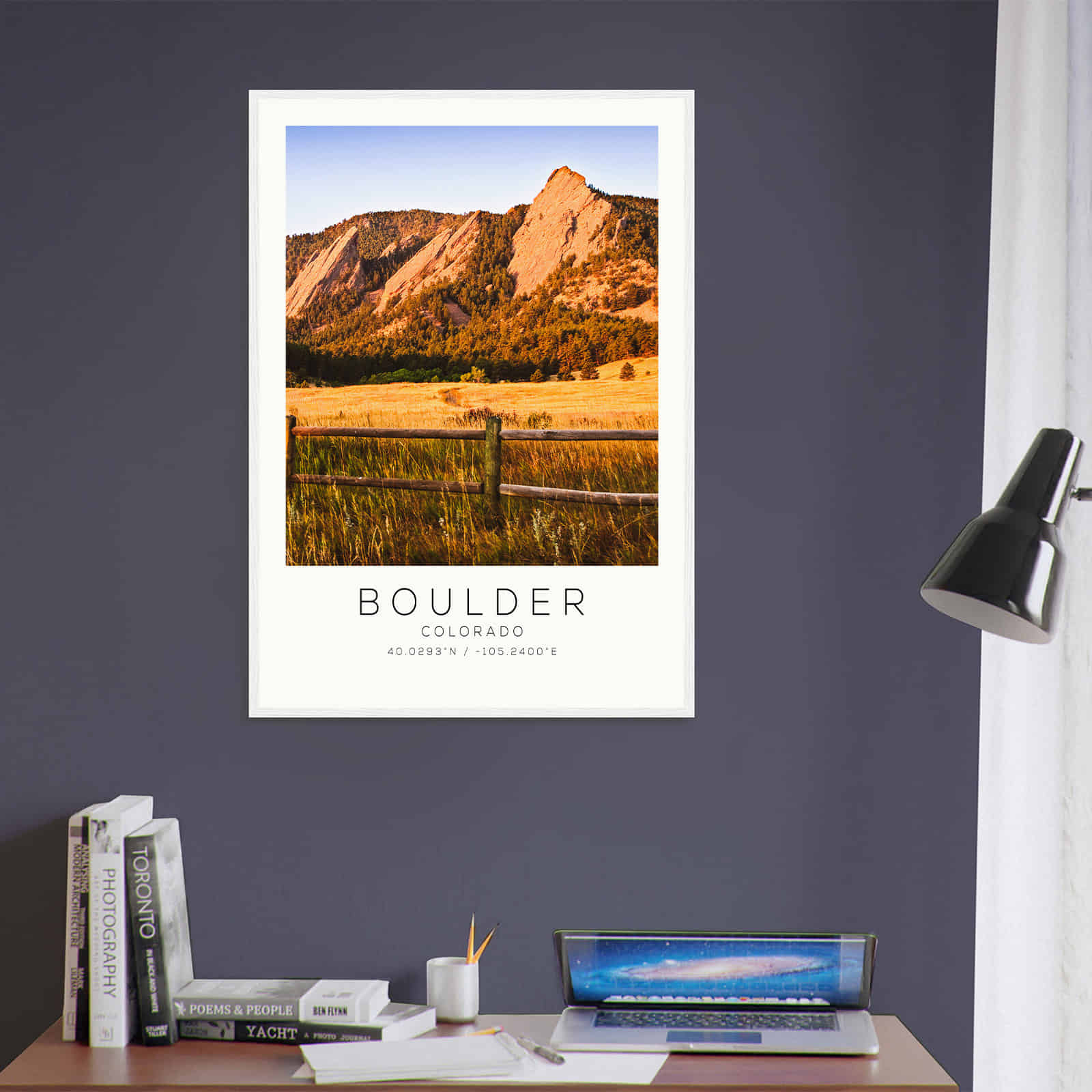 Deerfield Kansas Map Poster, Modern Home Decor Wall Art Print (Copy)