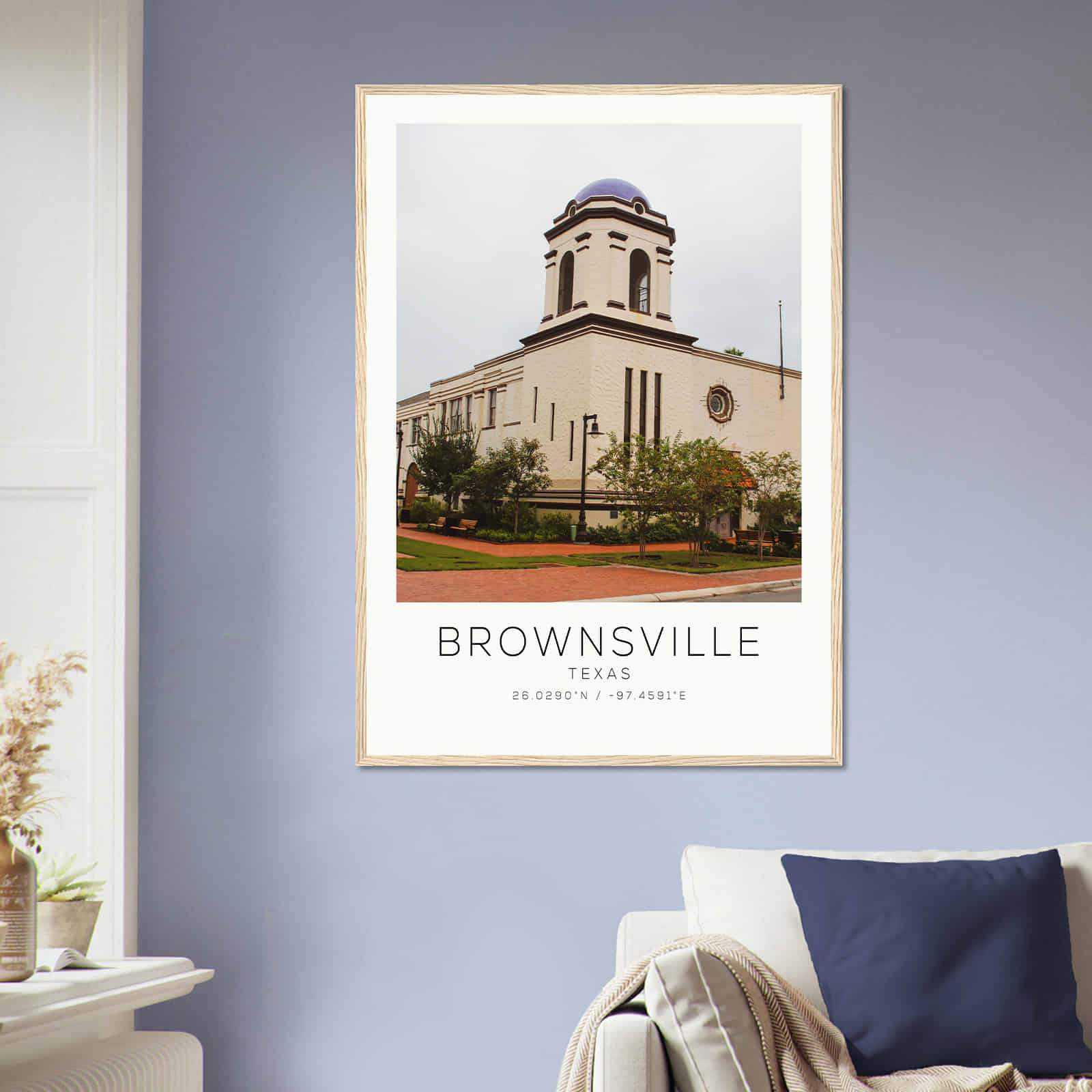 Deerfield Kansas Map Poster, Modern Home Decor Wall Art Print (Copy)