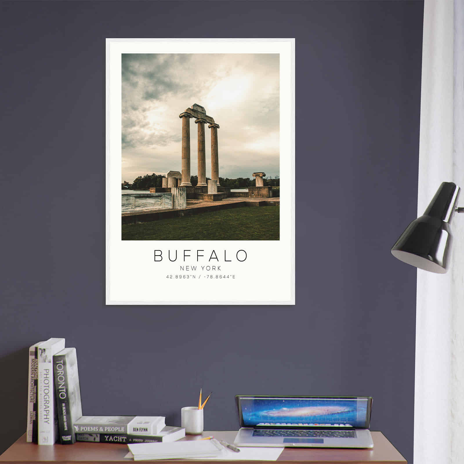 Deerfield Kansas Map Poster, Modern Home Decor Wall Art Print (Copy)