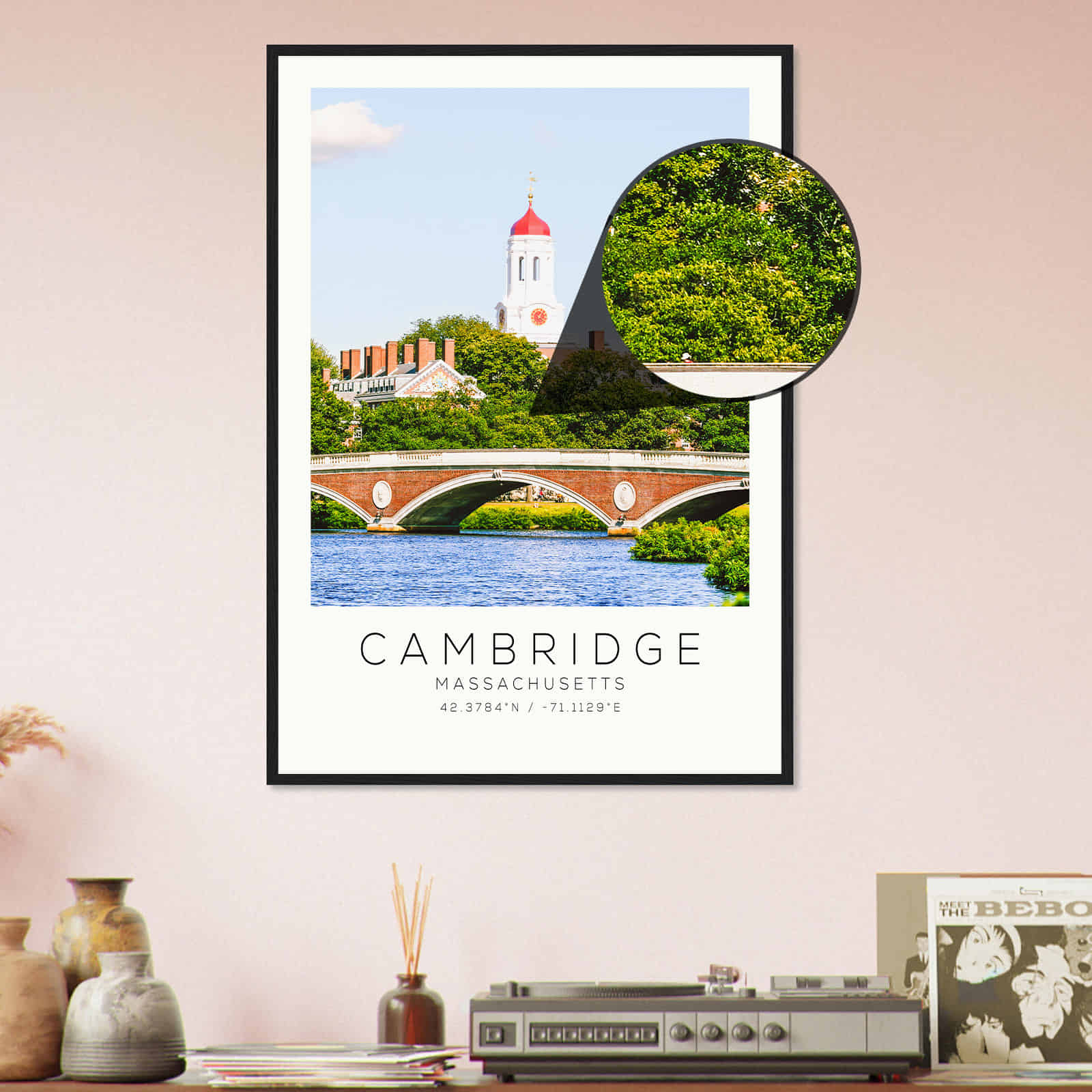 Deerfield Kansas Map Poster, Modern Home Decor Wall Art Print (Copy)