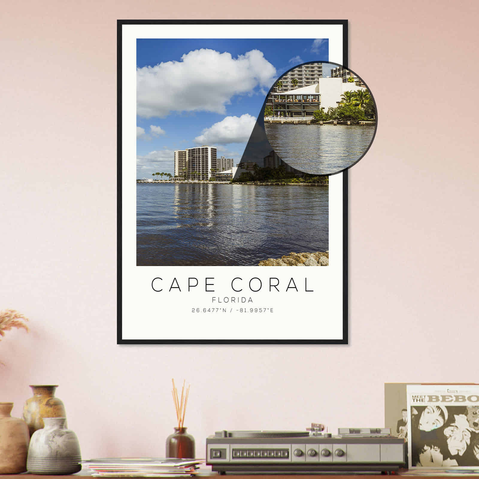 Deerfield Kansas Map Poster, Modern Home Decor Wall Art Print (Copy)