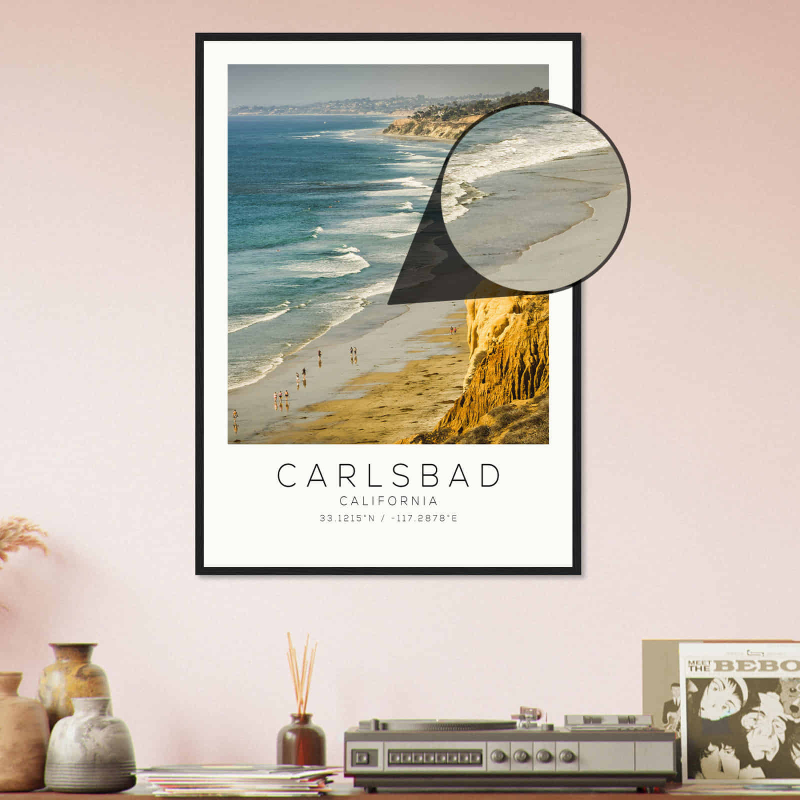 Deerfield Kansas Map Poster, Modern Home Decor Wall Art Print (Copy)