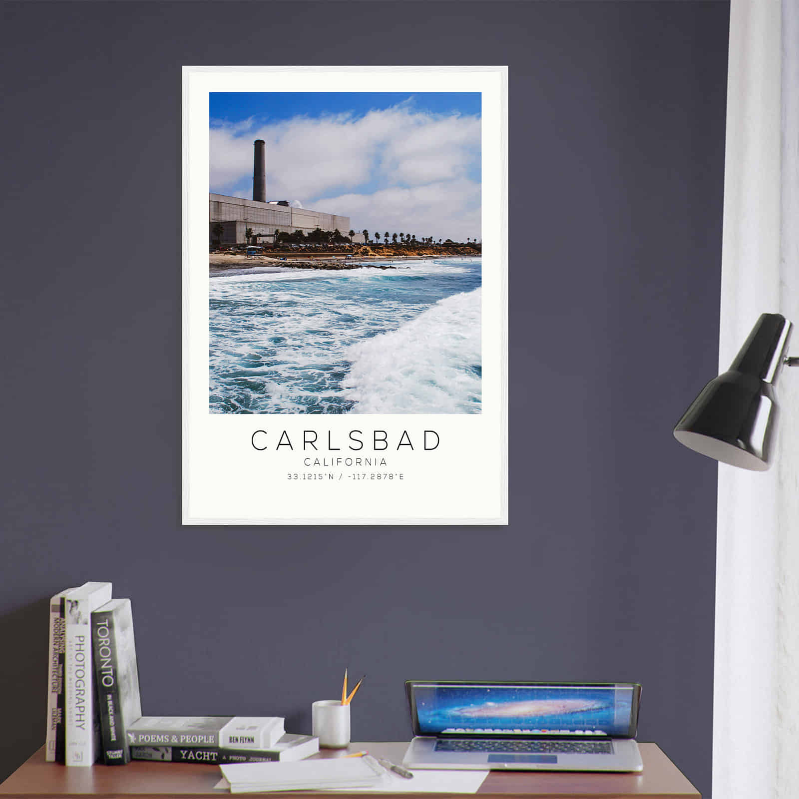 Deerfield Kansas Map Poster, Modern Home Decor Wall Art Print (Copy)